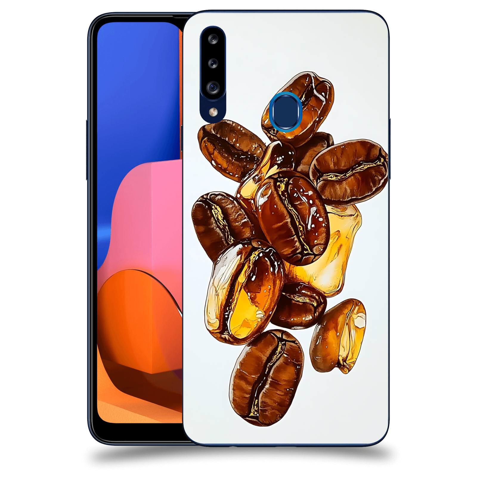 ACOVER Kryt na mobil Samsung Galaxy A20s - Karamelová energie