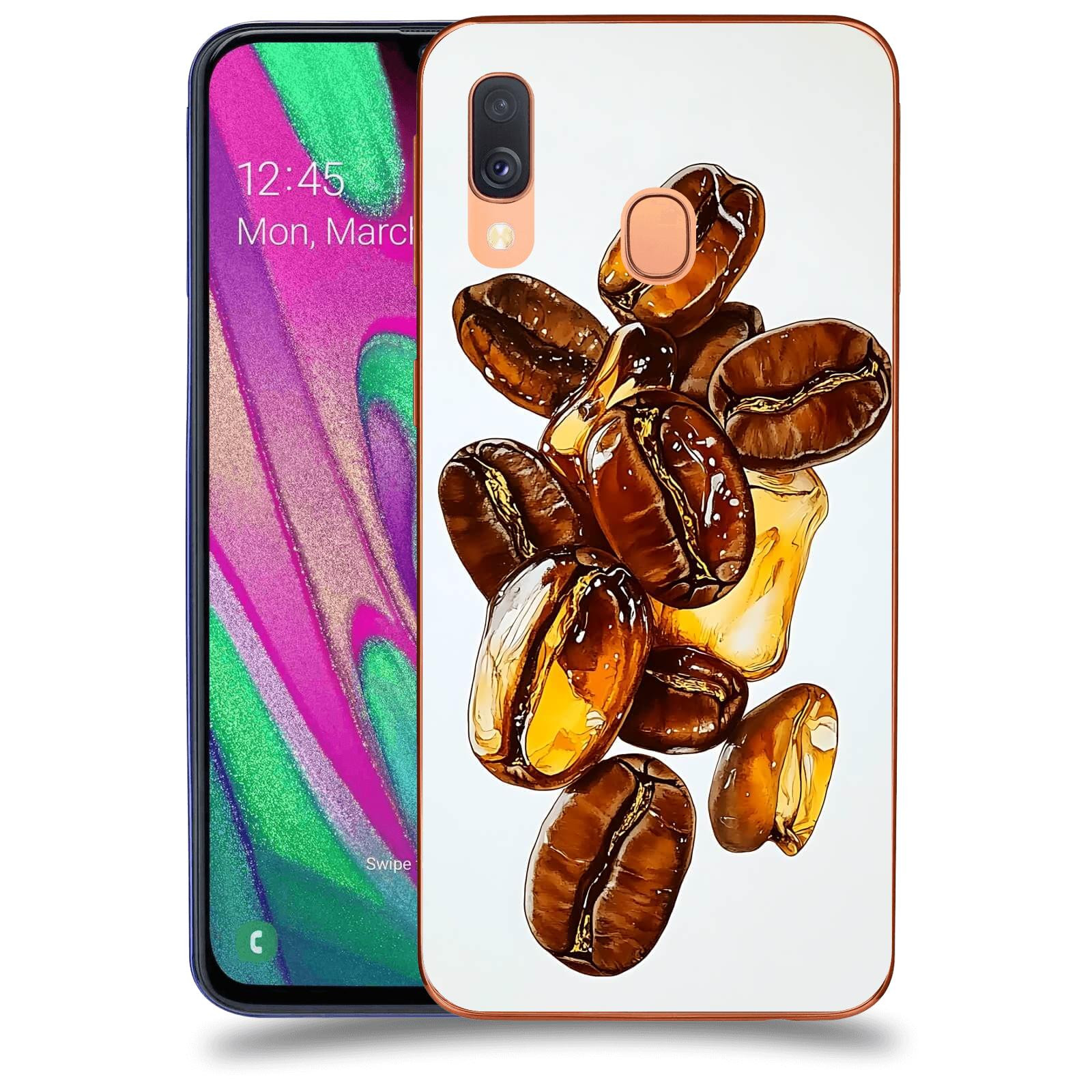ACOVER Kryt na mobil Samsung Galaxy A40 A405F - Karamelová energie