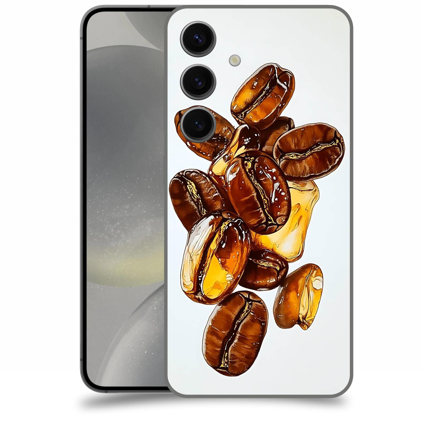 ACOVER Kryt na mobil Samsung Galaxy S24 - Karamelová energie