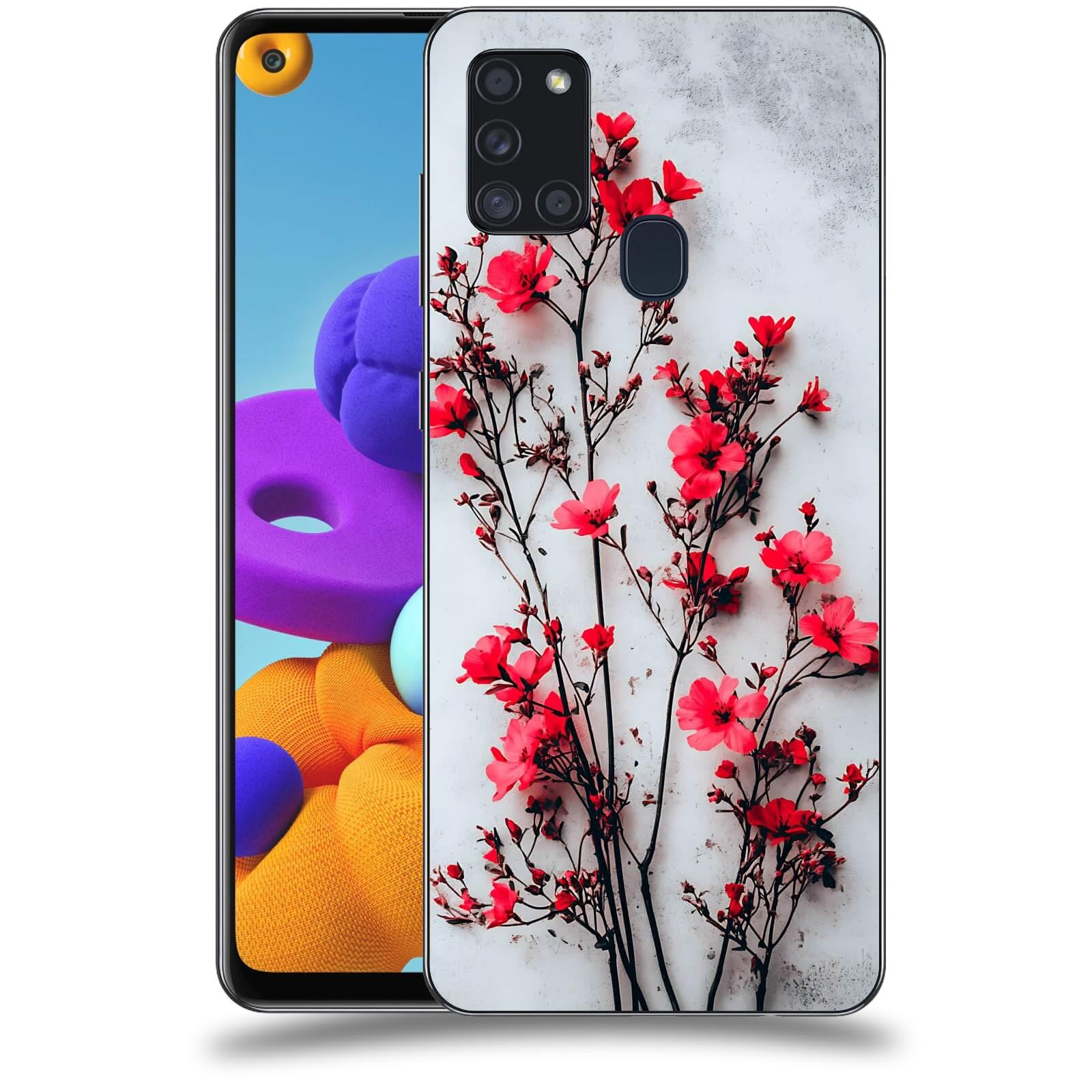 ACOVER Kryt na mobil Samsung Galaxy A21s - Kontrastní elegance