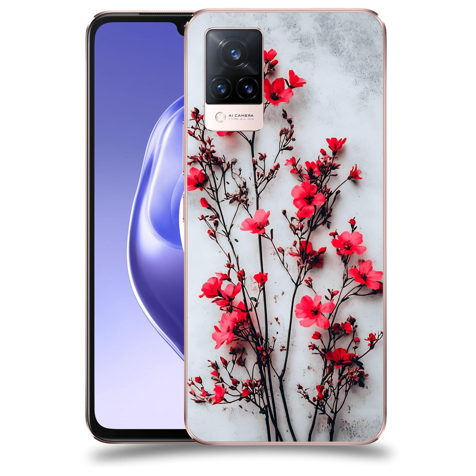 ACOVER Kryt na mobil Vivo V21 5G - Kontrastní elegance