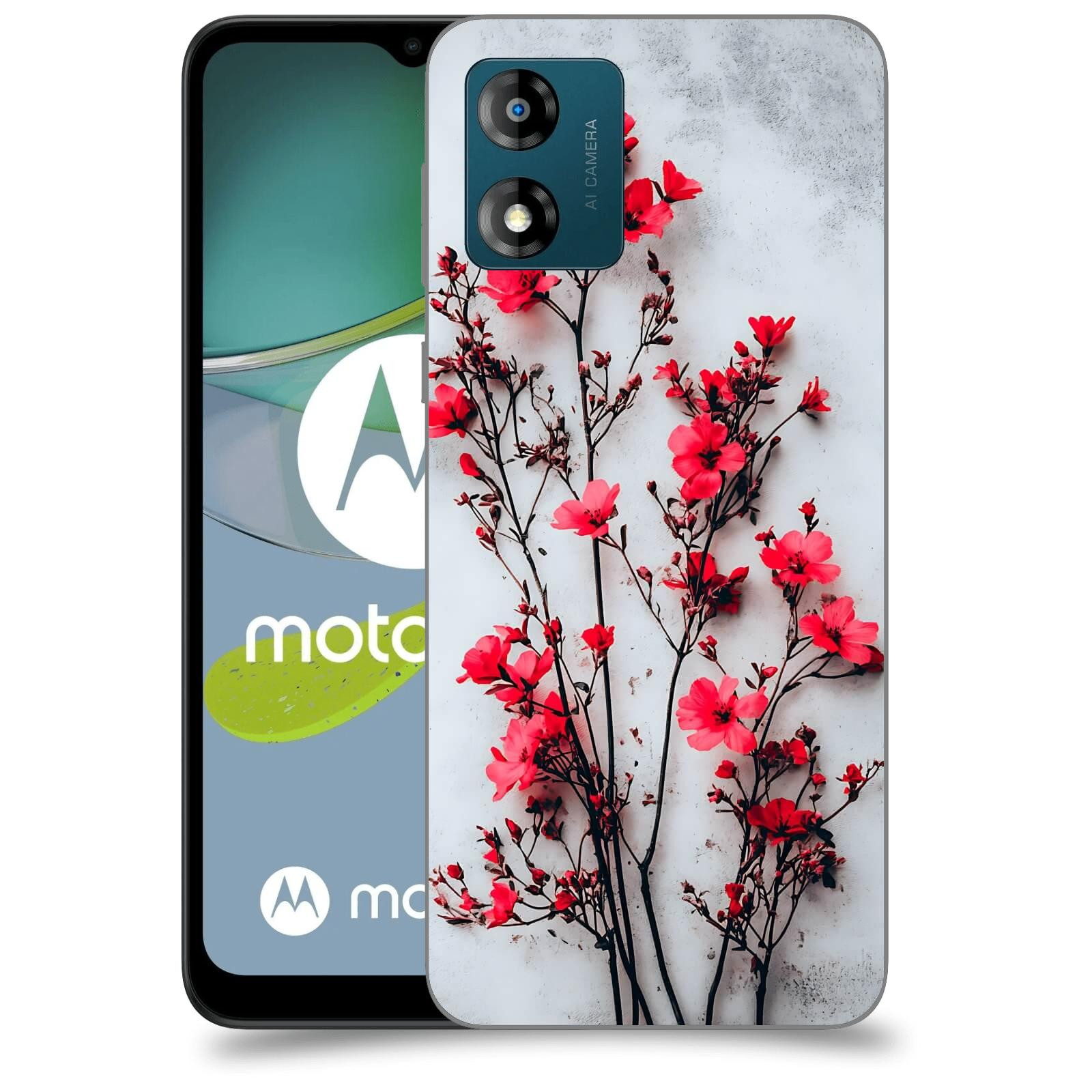 ACOVER Kryt na mobil Motorola Moto E13 - Kontrastní elegance
