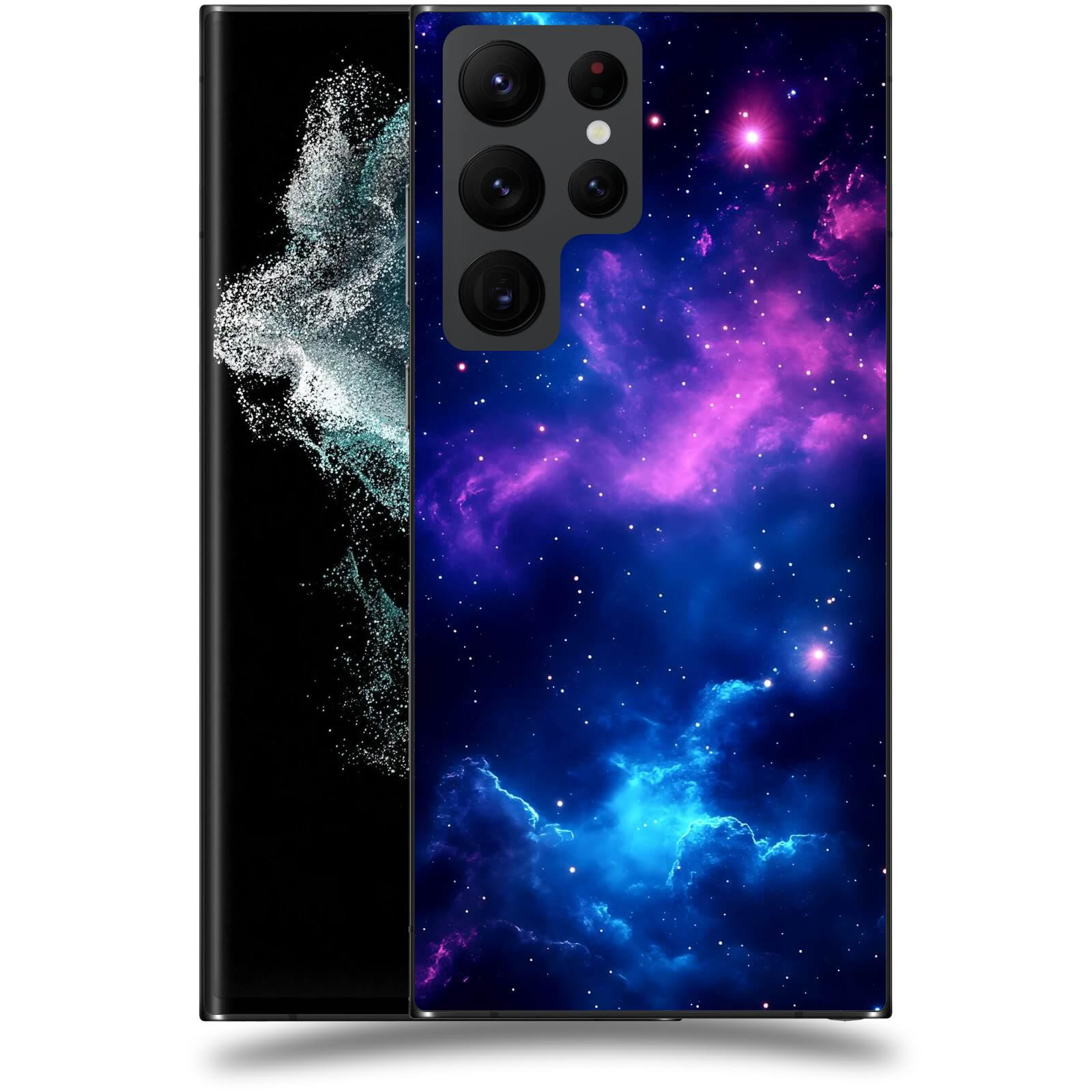 ACOVER Kryt na mobil Samsung Galaxy S22 Ultra 5G - Kosmická symfonie