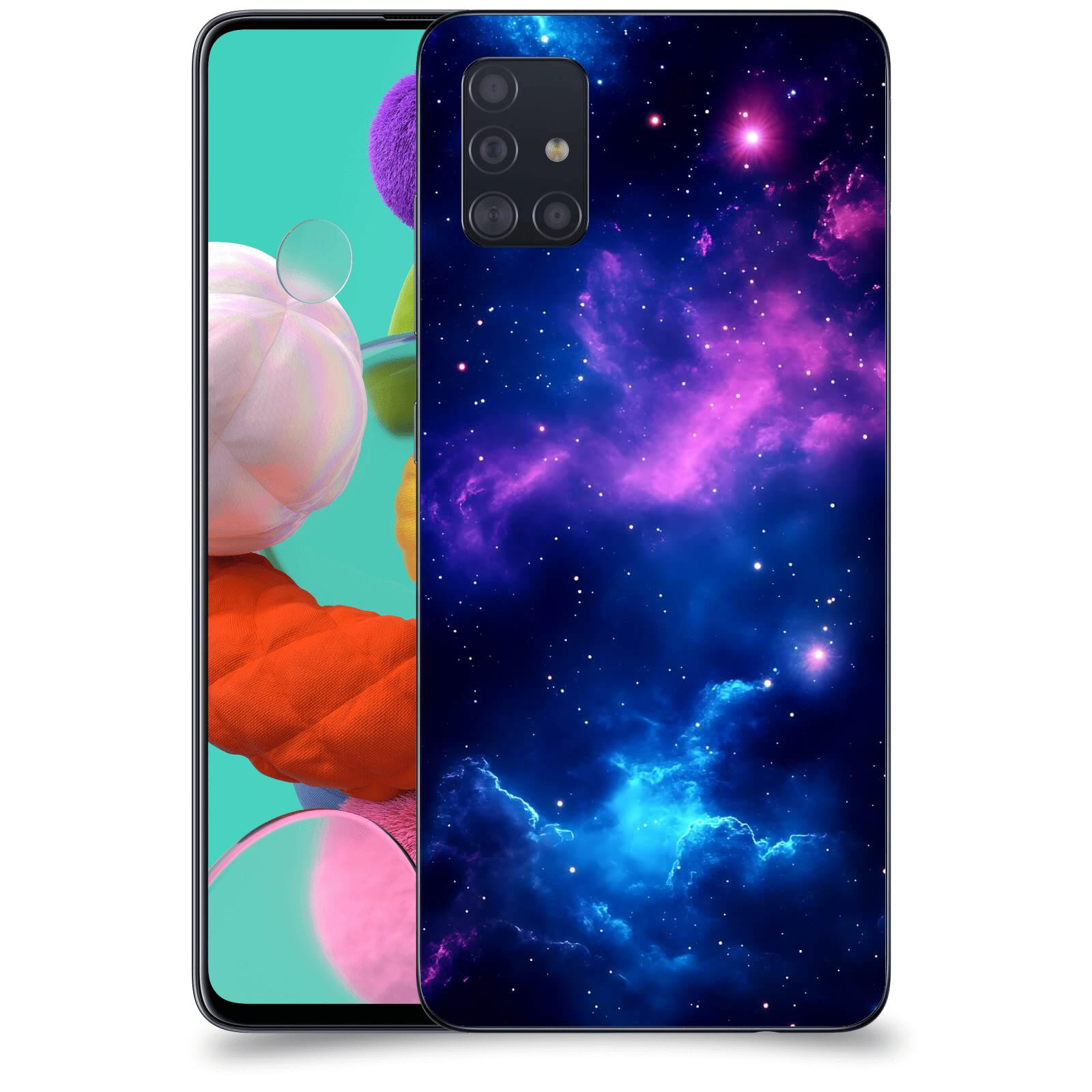 ACOVER Kryt na mobil Samsung Galaxy A51 A515F - Kosmická symfonie
