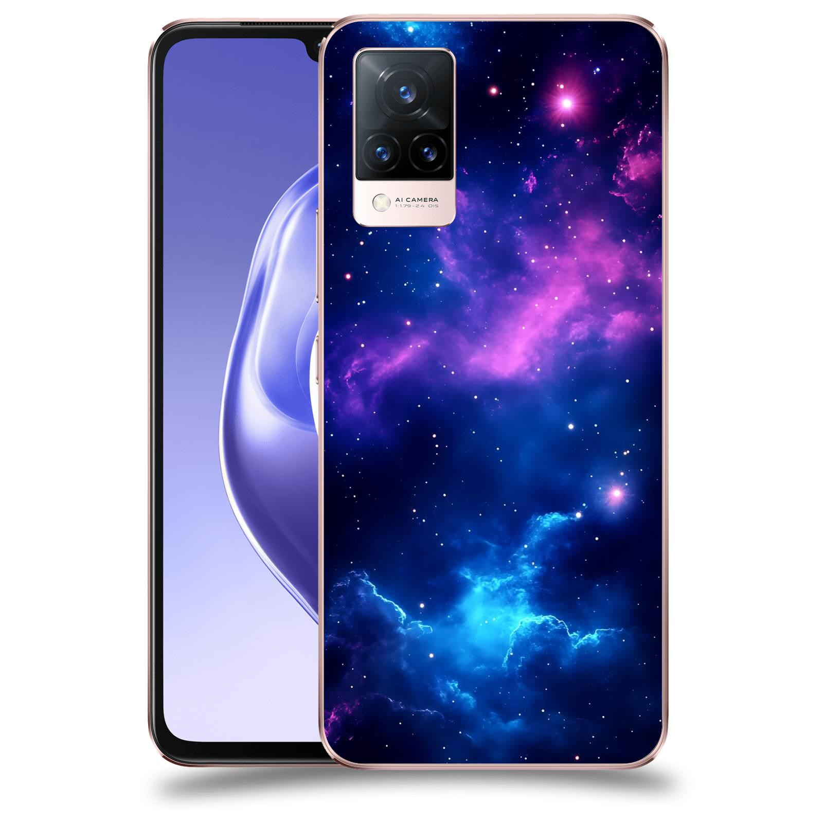 ACOVER Kryt na mobil Vivo V21 5G - Kosmická symfonie