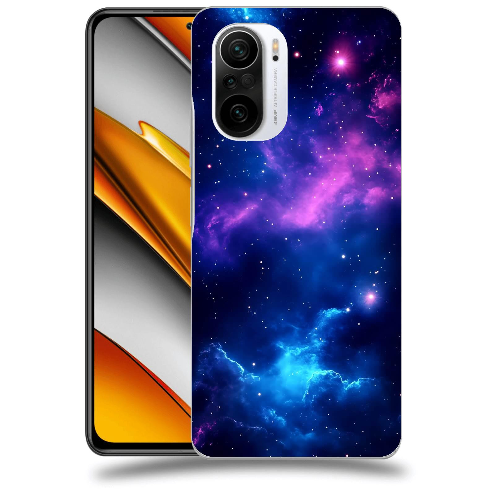 ACOVER Kryt na mobil Xiaomi Poco F3 - Kosmická symfonie