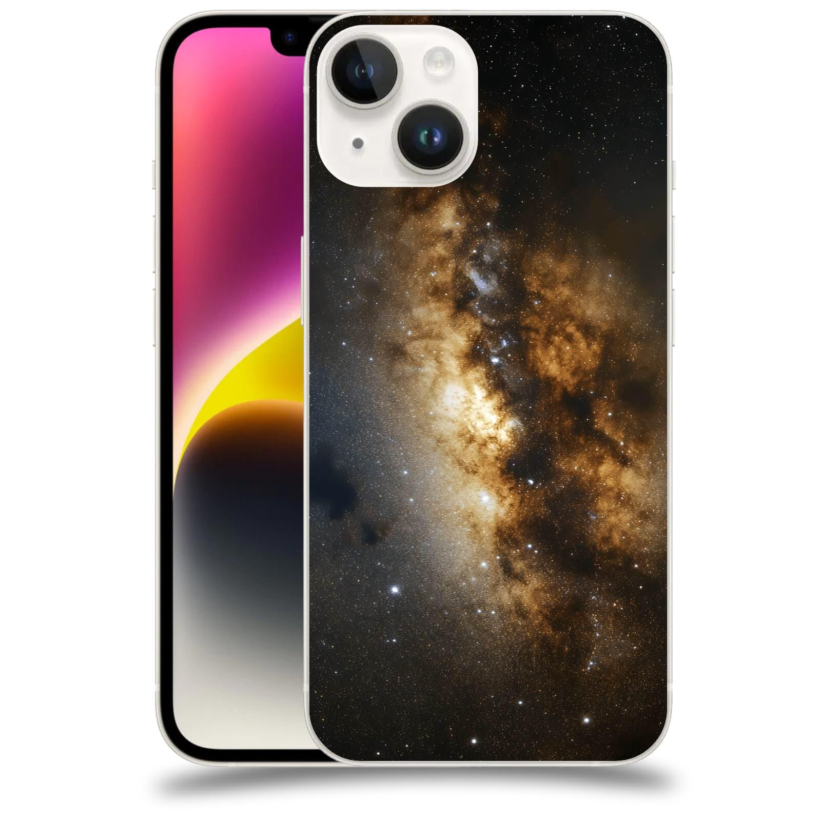 ACOVER Kryt na mobil Apple iPhone 14 - Kosmický oheň