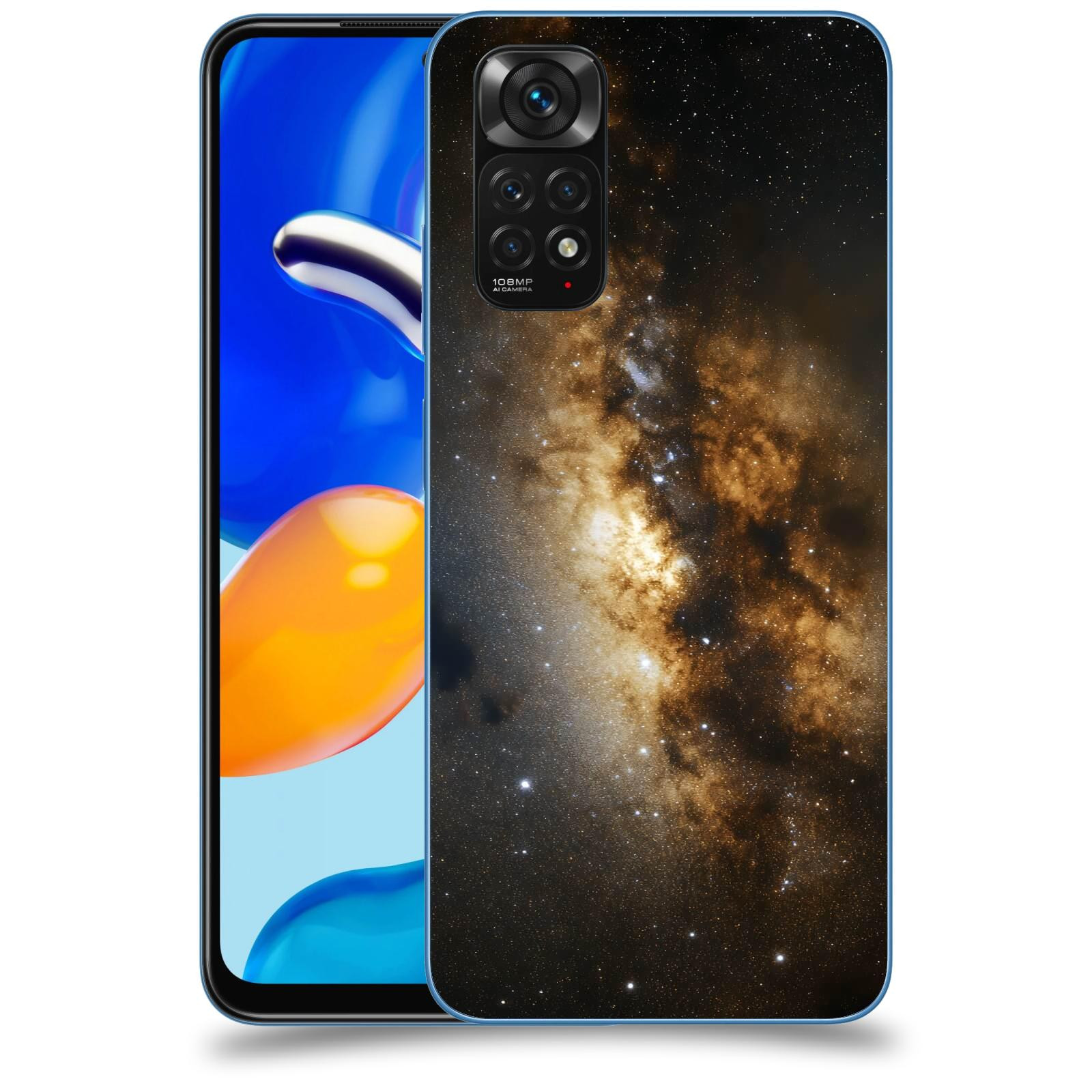 ACOVER Kryt na mobil Xiaomi Redmi Note 11S - Kosmický oheň