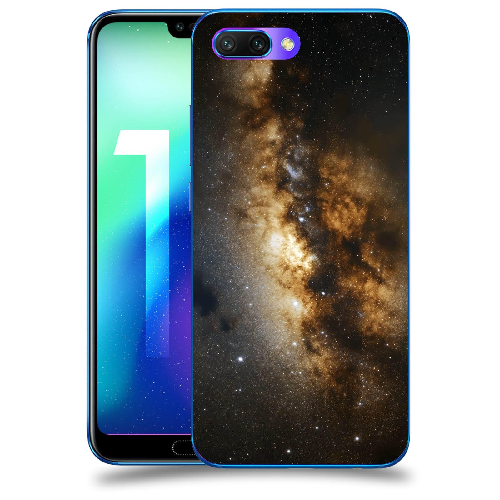 ACOVER Kryt na mobil Honor 10 - Kosmický oheň