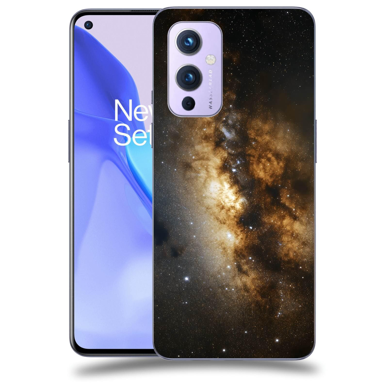 ACOVER Kryt na mobil OnePlus 9 - Kosmický oheň