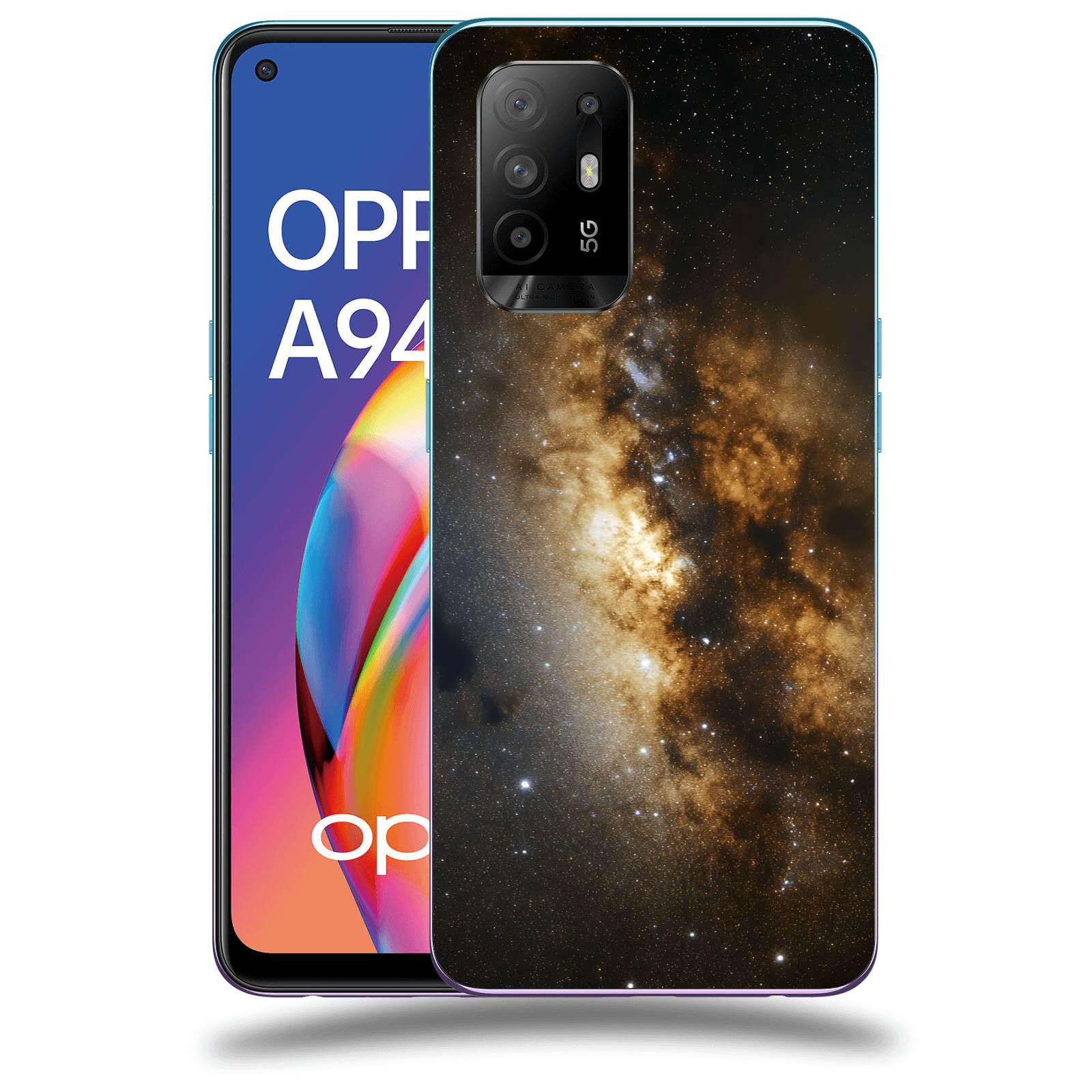 ACOVER Kryt na mobil OPPO A94 5G - Kosmický oheň