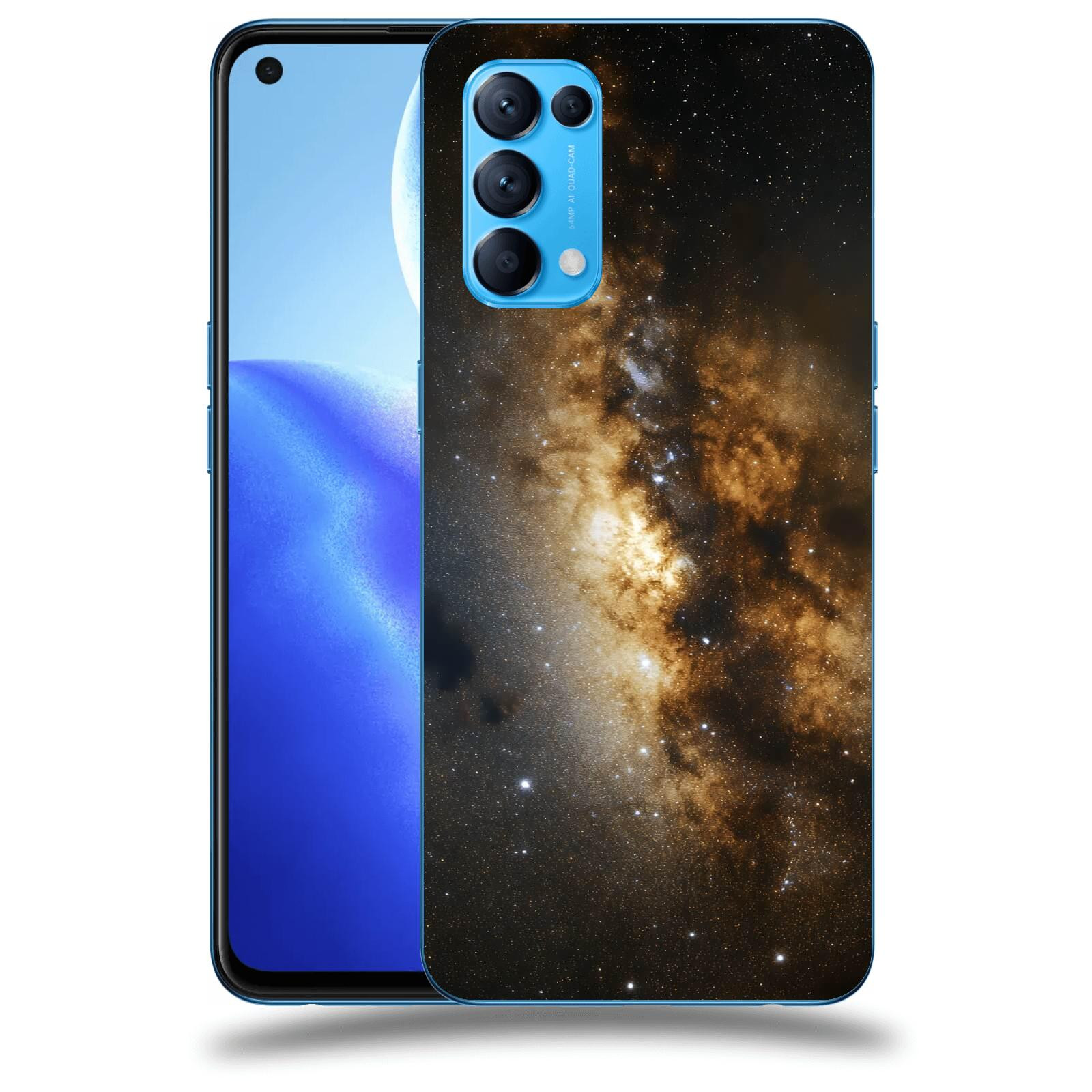 ACOVER Kryt na mobil OPPO Reno 5 5G - Kosmický oheň