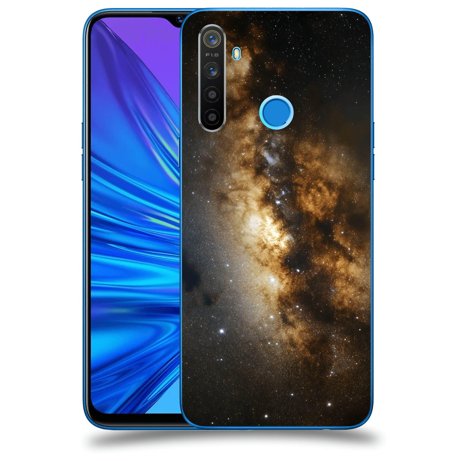 ACOVER Kryt na mobil Realme 5 - Kosmický oheň
