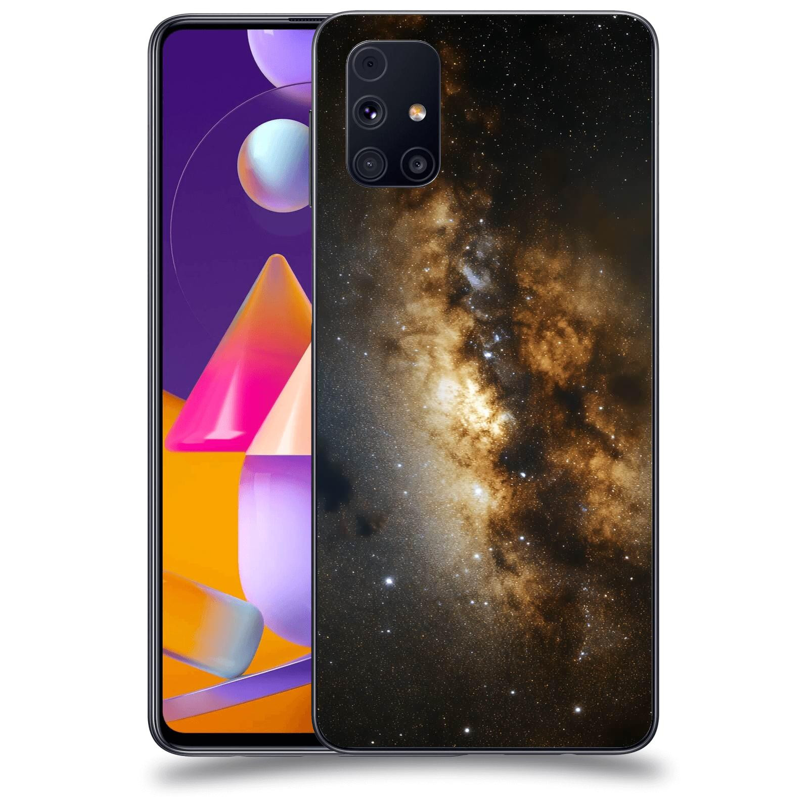 ACOVER Kryt na mobil Samsung Galaxy M31s - Kosmický oheň