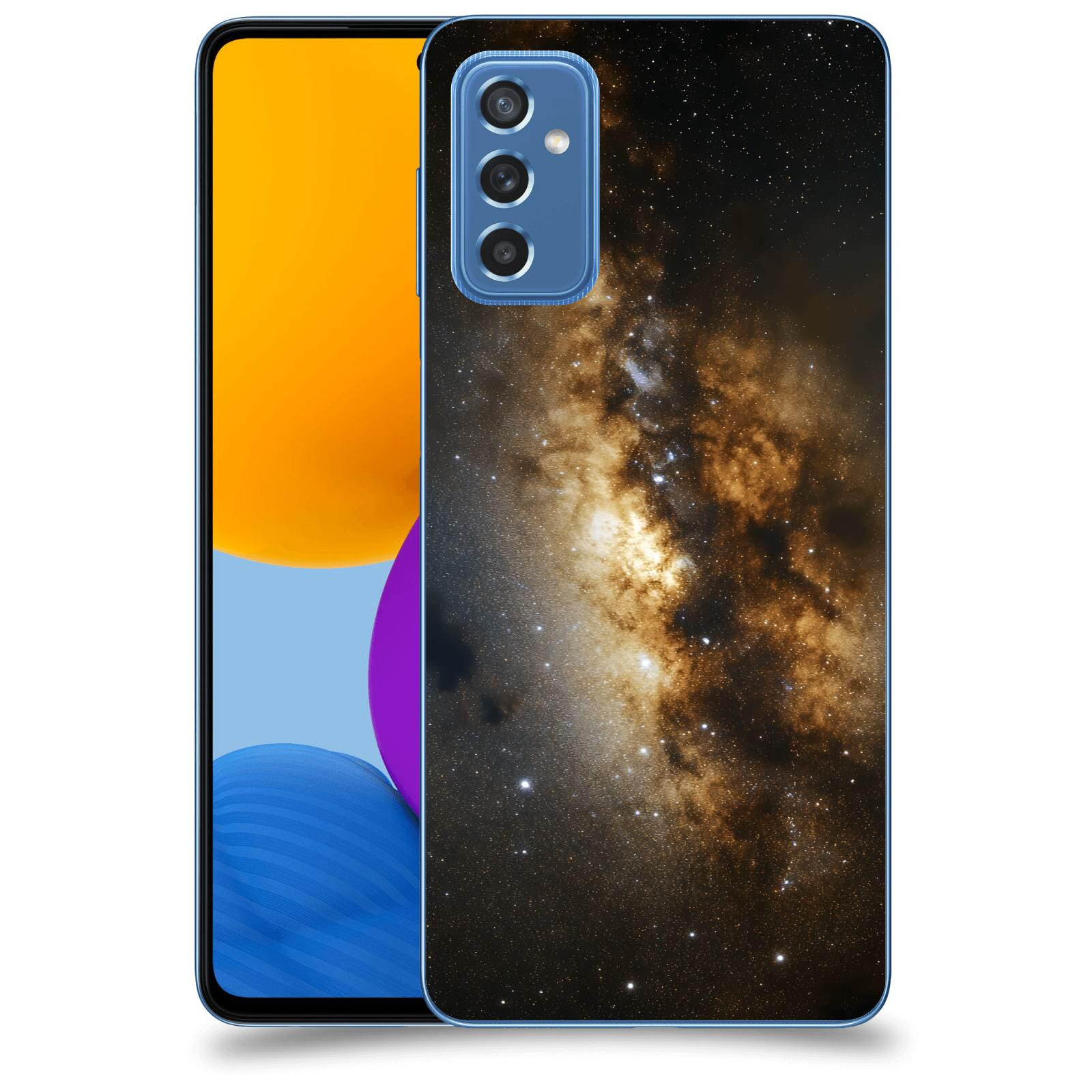 ACOVER Kryt na mobil Samsung Galaxy M52 5G - Kosmický oheň