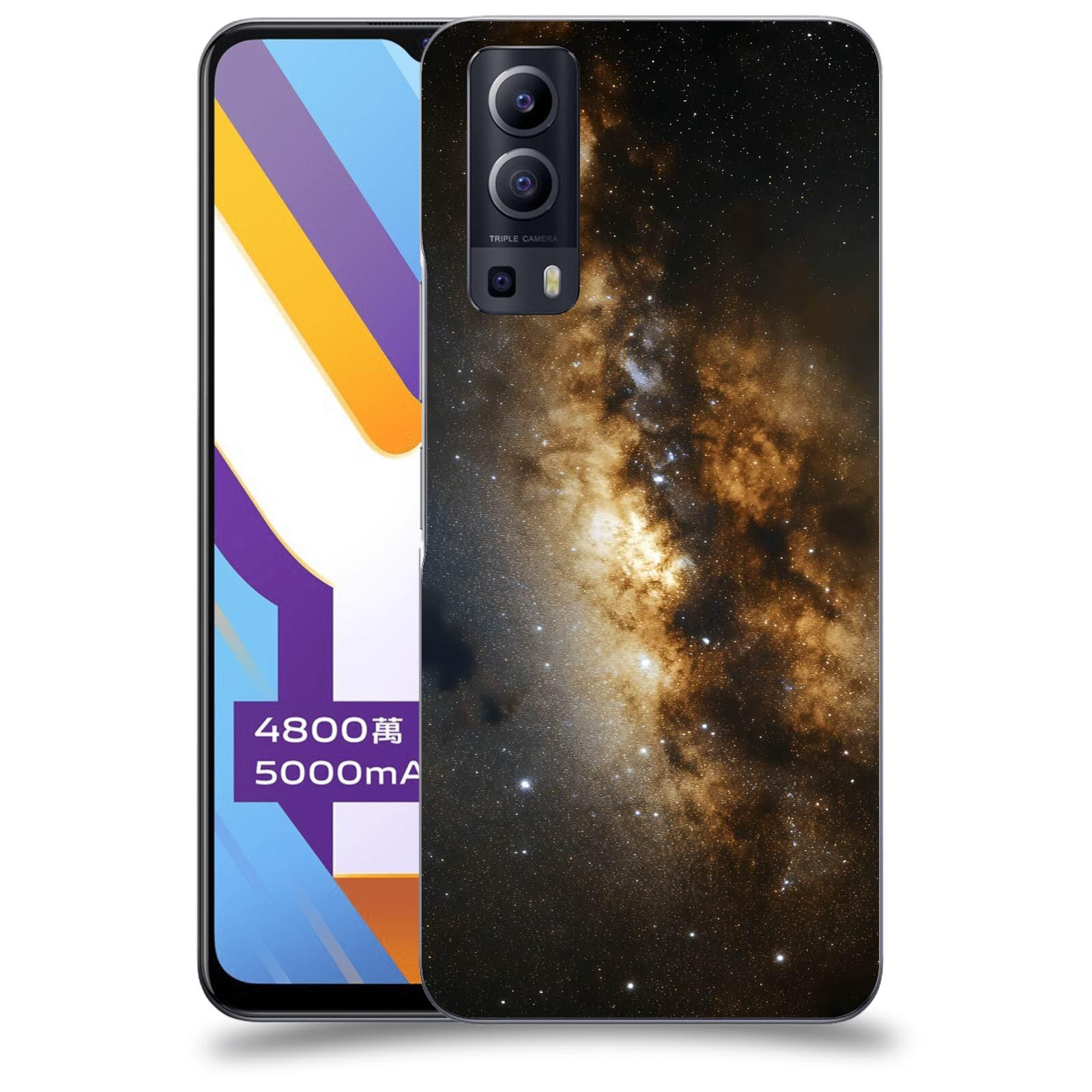 ACOVER Kryt na mobil Vivo Y52 5G - Kosmický oheň