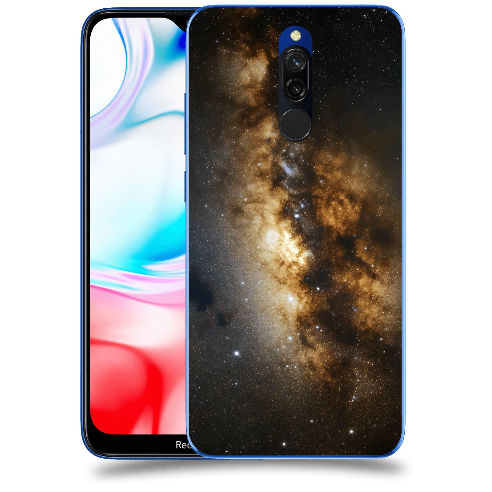 ACOVER Kryt na mobil Xiaomi Redmi 8 - Kosmický oheň