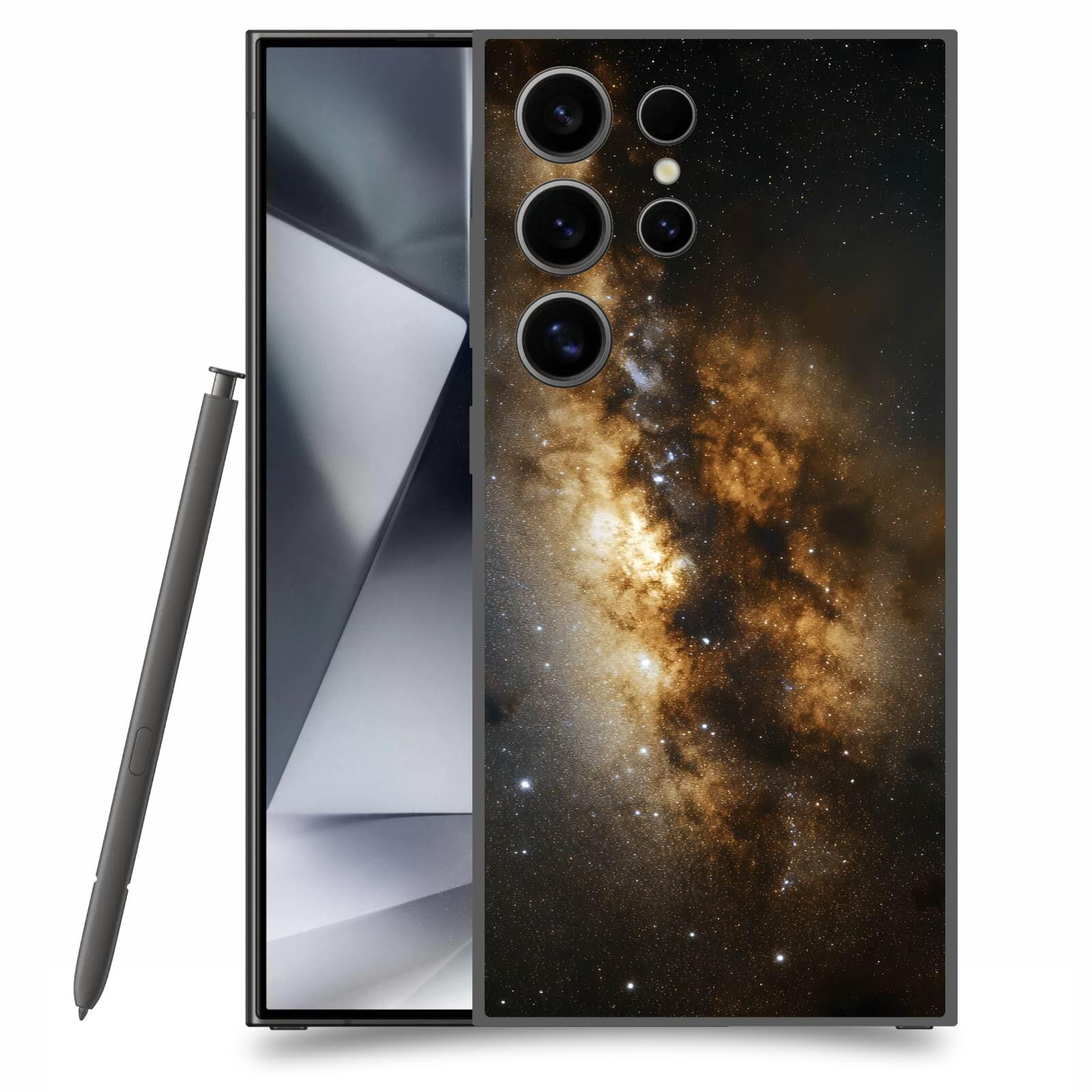 ACOVER Kryt na mobil Samsung Galaxy S24 Ultra - Kosmický oheň