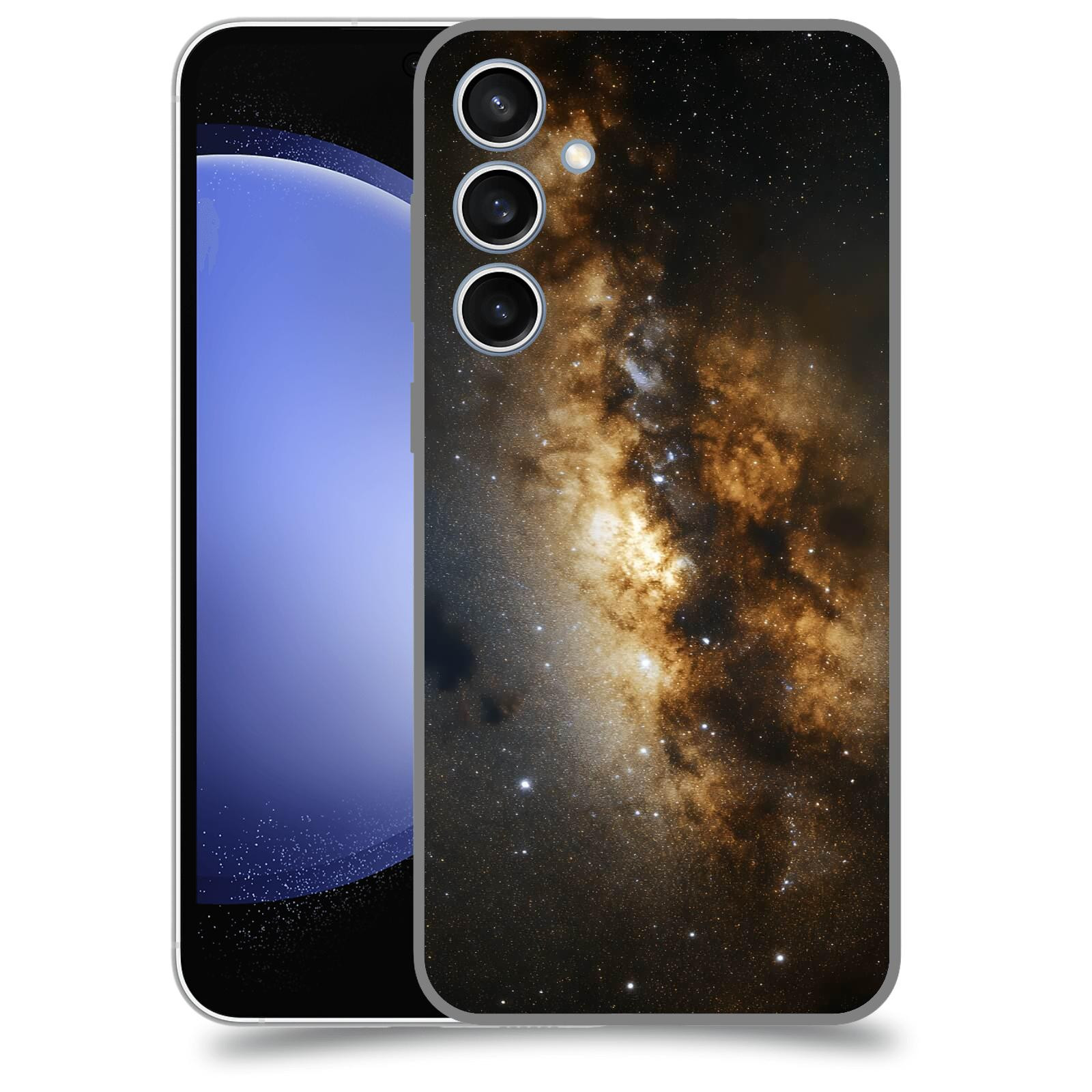 ACOVER Kryt na mobil Samsung Galaxy S23 FE - Kosmický oheň