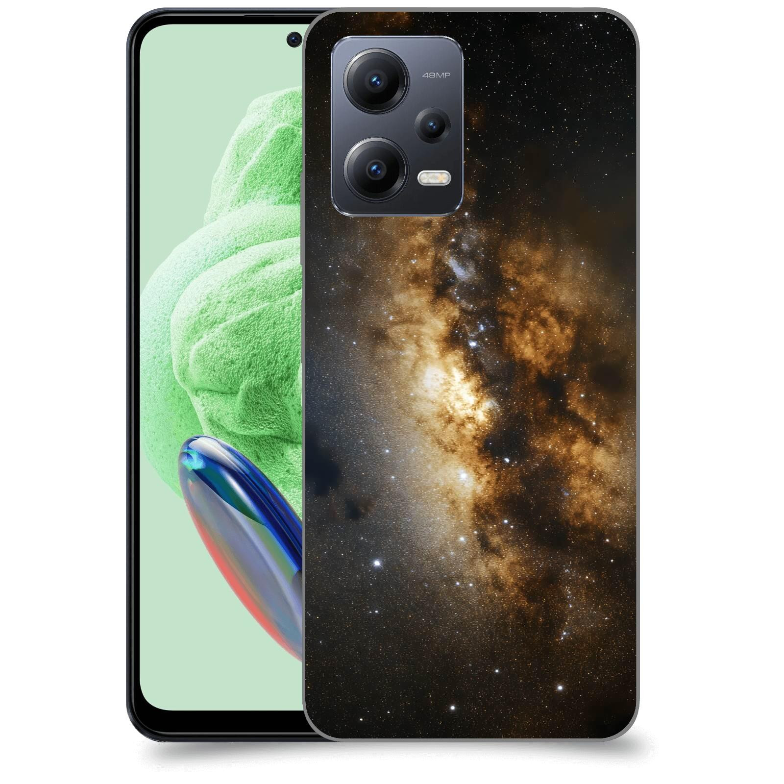 ACOVER Kryt na mobil Xiaomi Redmi Note 12 5G - Kosmický oheň