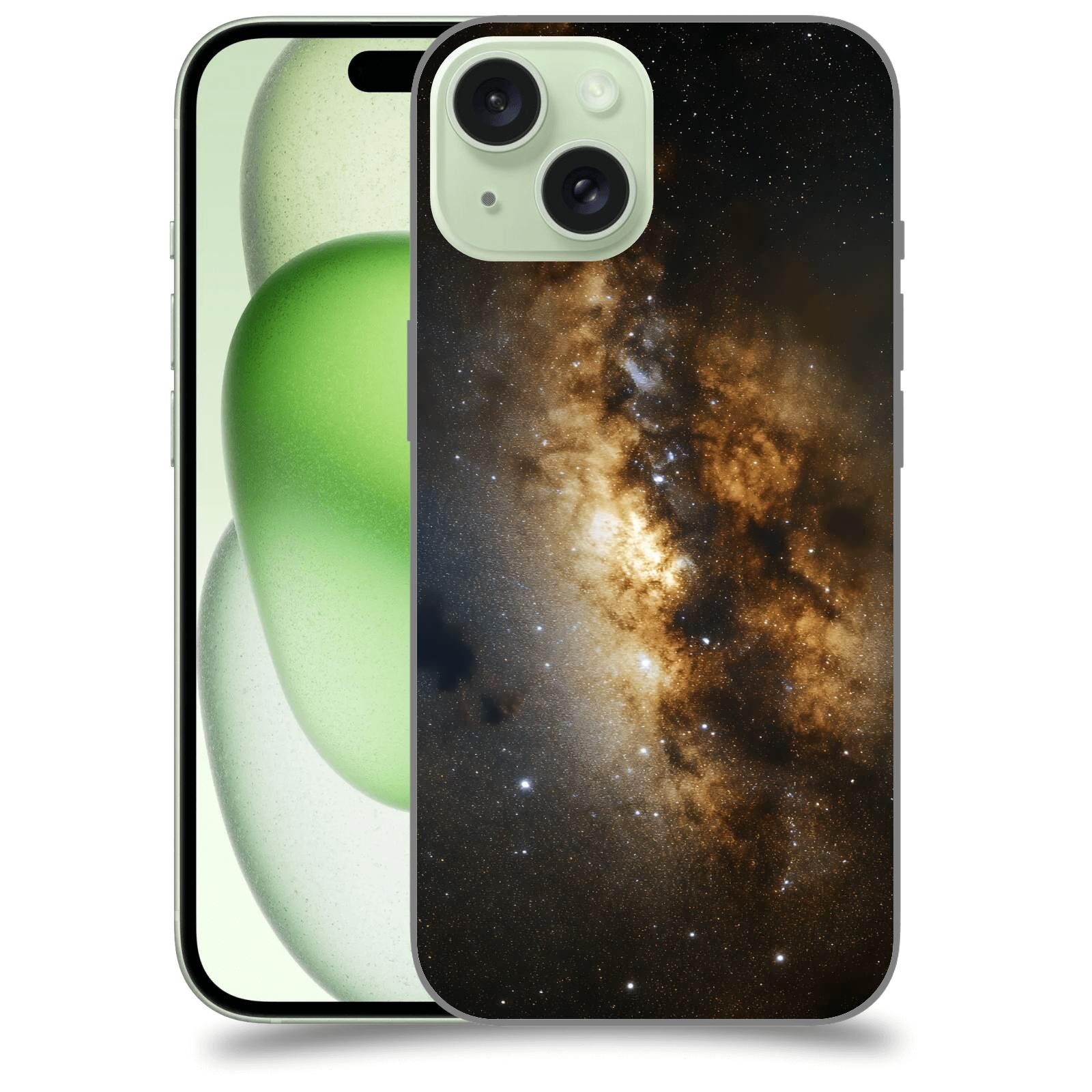 ACOVER Kryt na mobil Apple iPhone 15 - Kosmický oheň