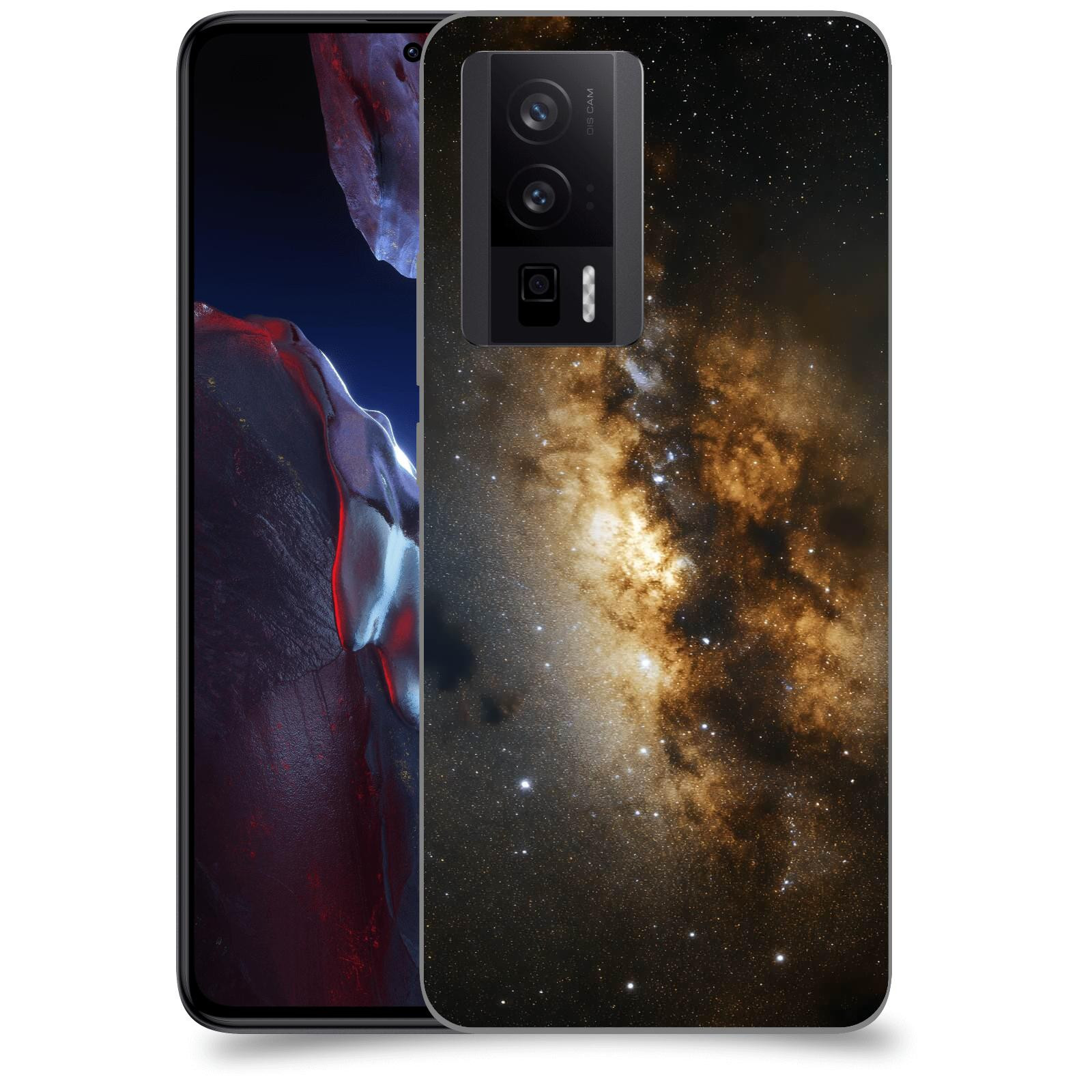 ACOVER Kryt na mobil Xiaomi Poco F5 Pro 5G - Kosmický oheň