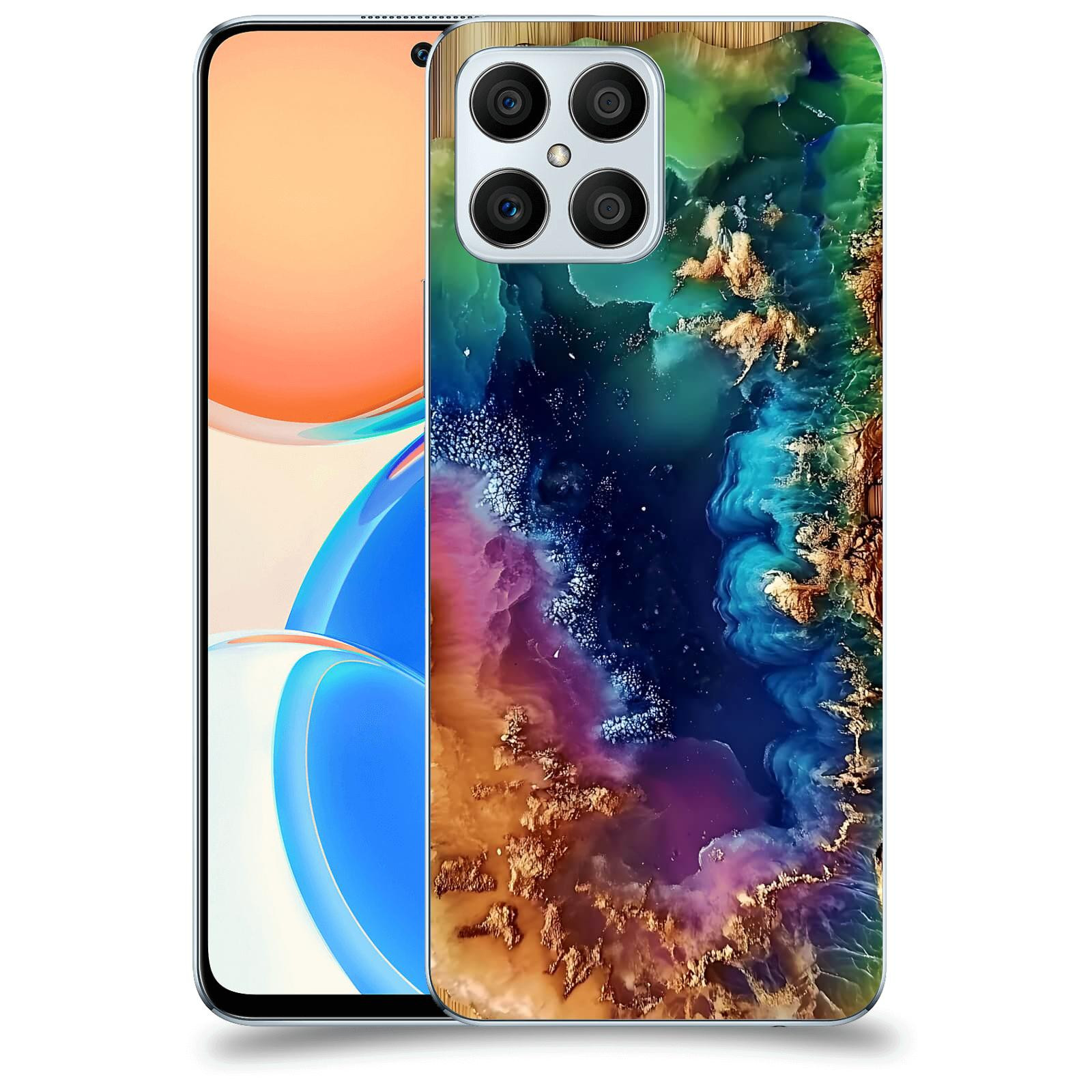 ACOVER Kryt na mobil Honor X8 5G - Krystalická energie