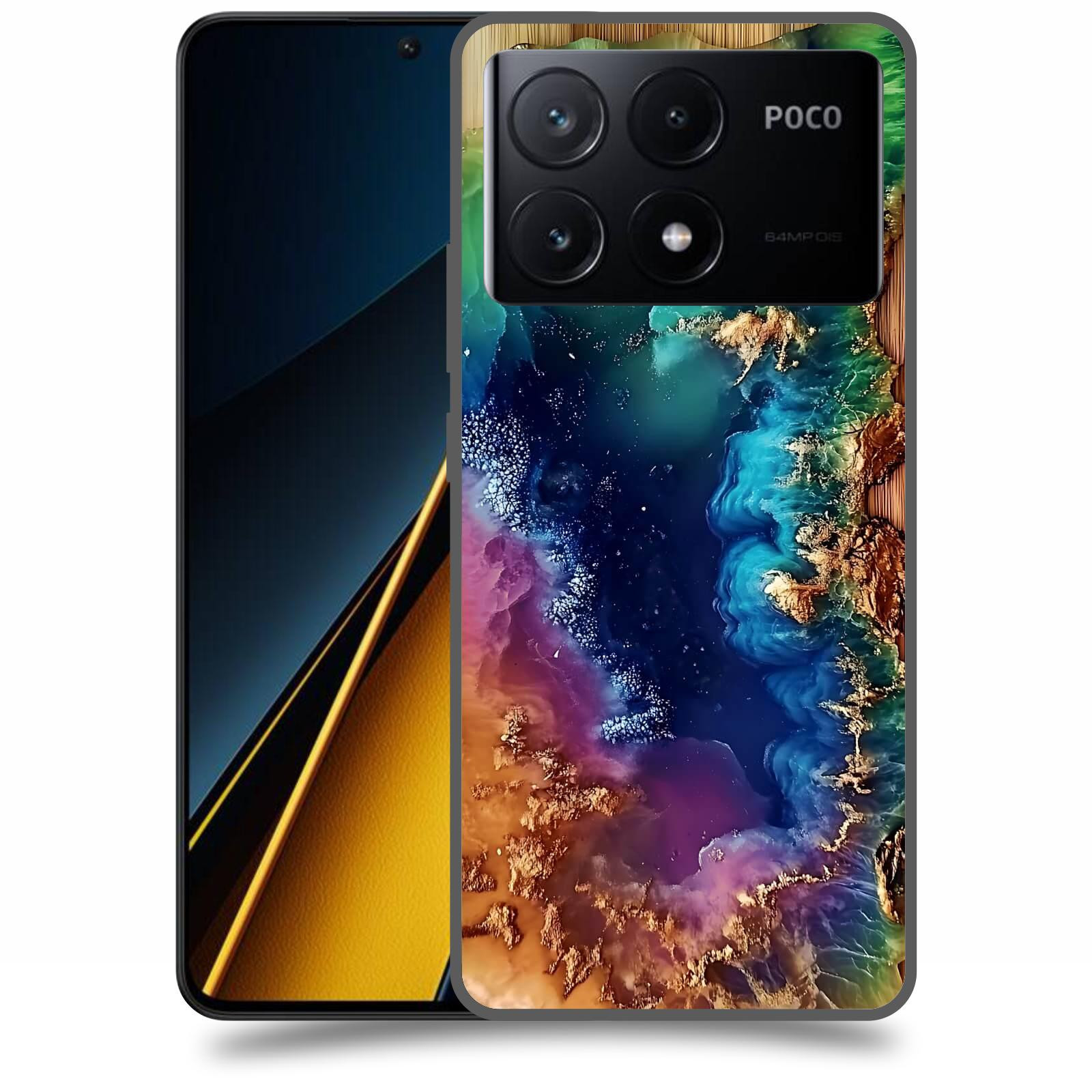 ACOVER Kryt na mobil Poco X6 Pro 5G - Krystalická energie