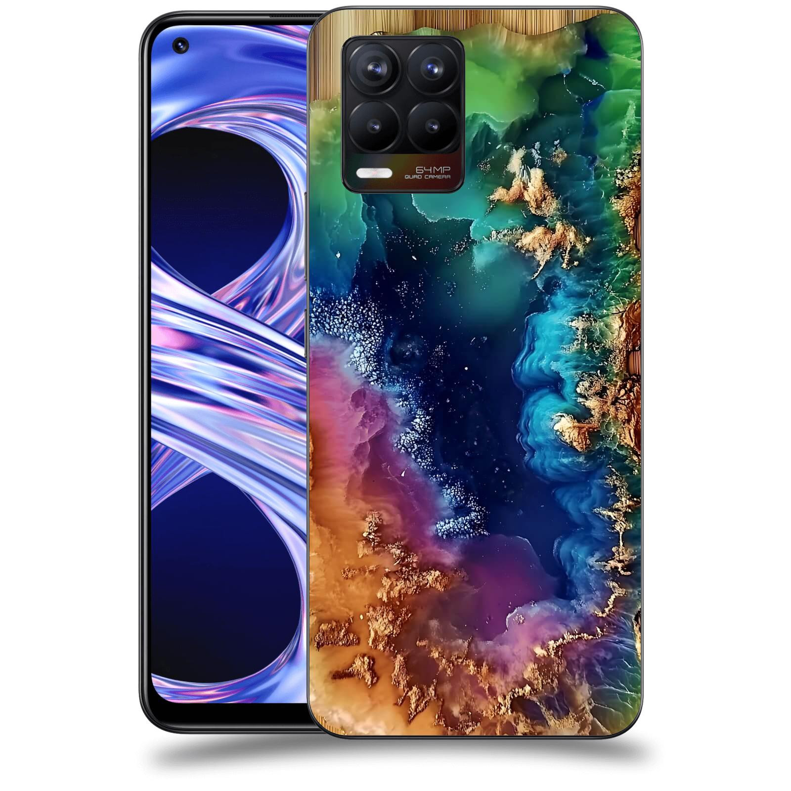 ACOVER Kryt na mobil Realme 8 - Krystalická energie