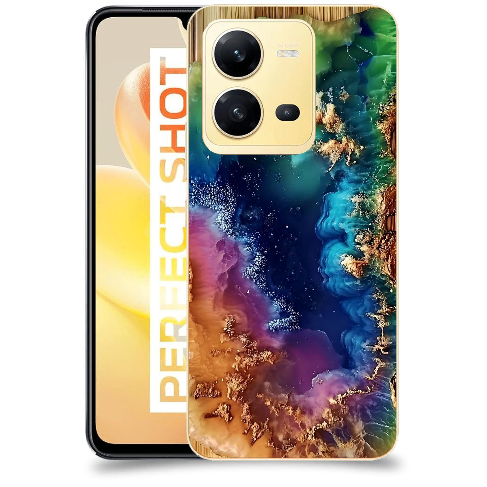 ACOVER Kryt na mobil Vivo X80 Lite - Krystalická energie