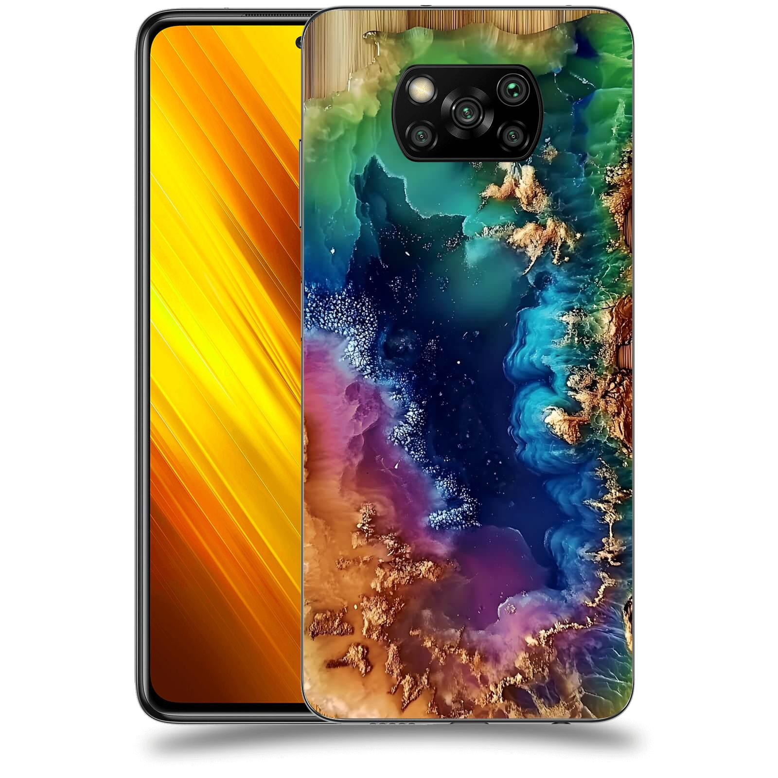ACOVER Kryt na mobil Xiaomi Poco X3 - Krystalická energie