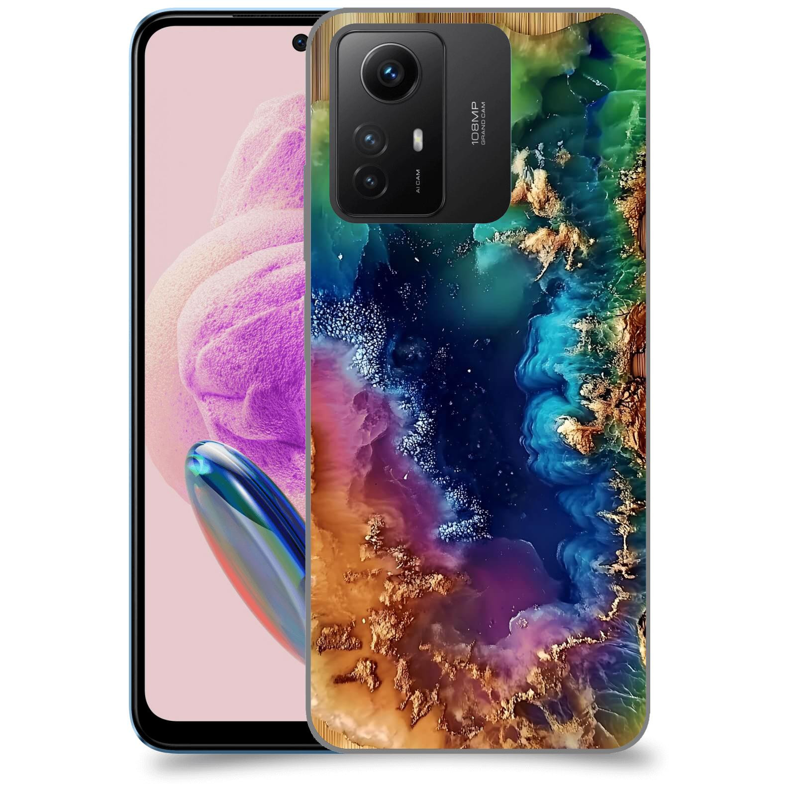 ACOVER Kryt na mobil Xiaomi Redmi Note 12S - Krystalická energie