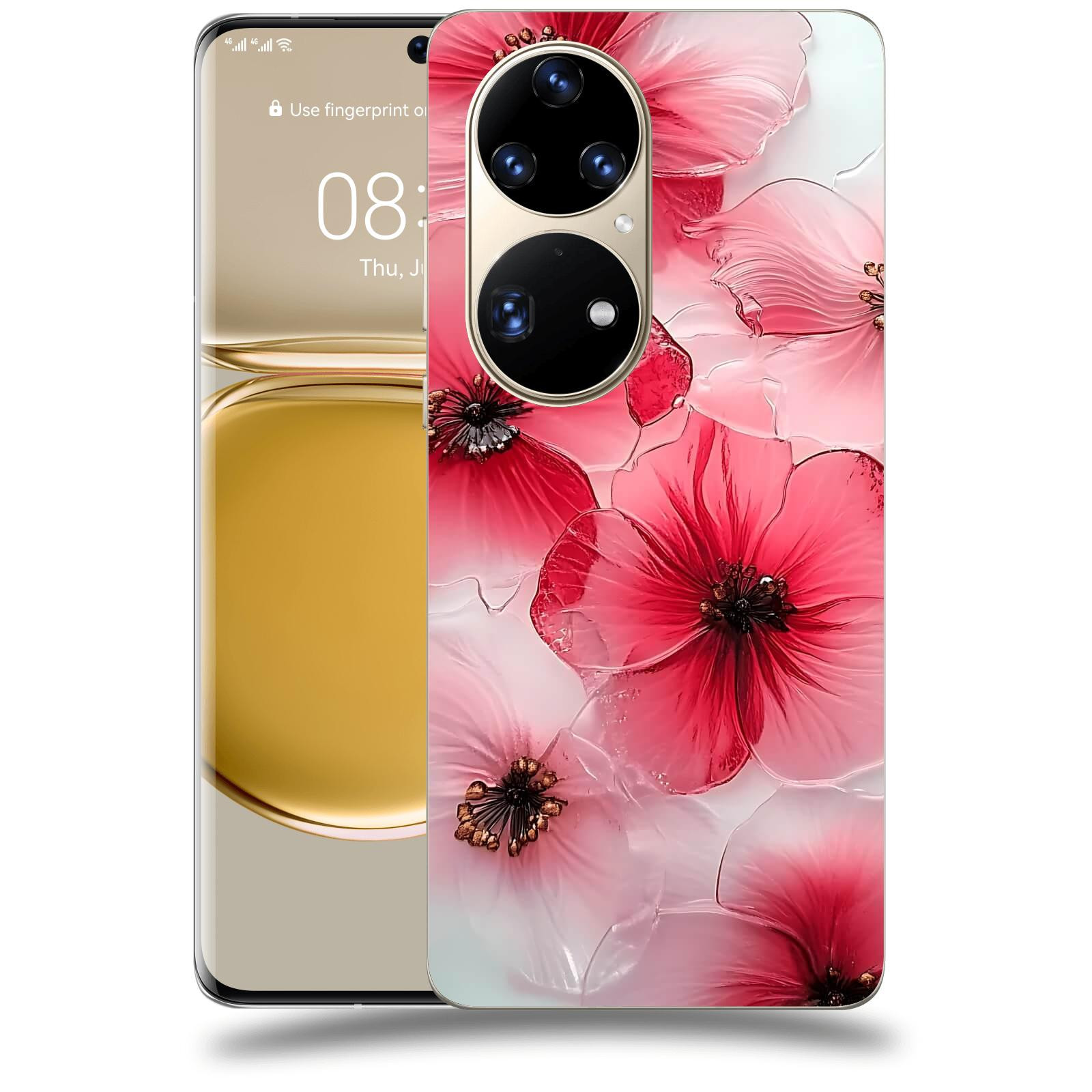 ACOVER Kryt na mobil Huawei P50 - Křehká elegance