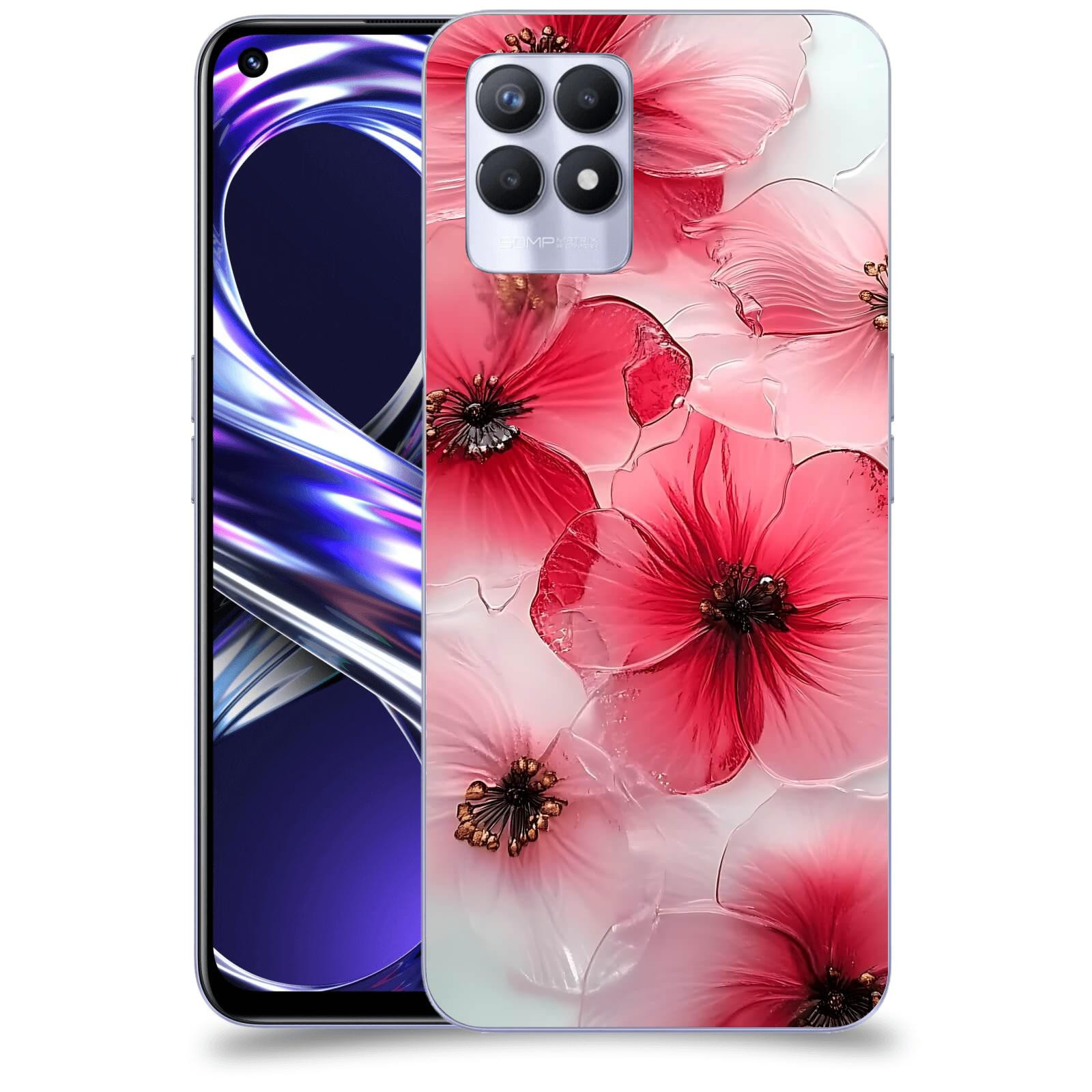ACOVER Kryt na mobil Realme 8i - Křehká elegance