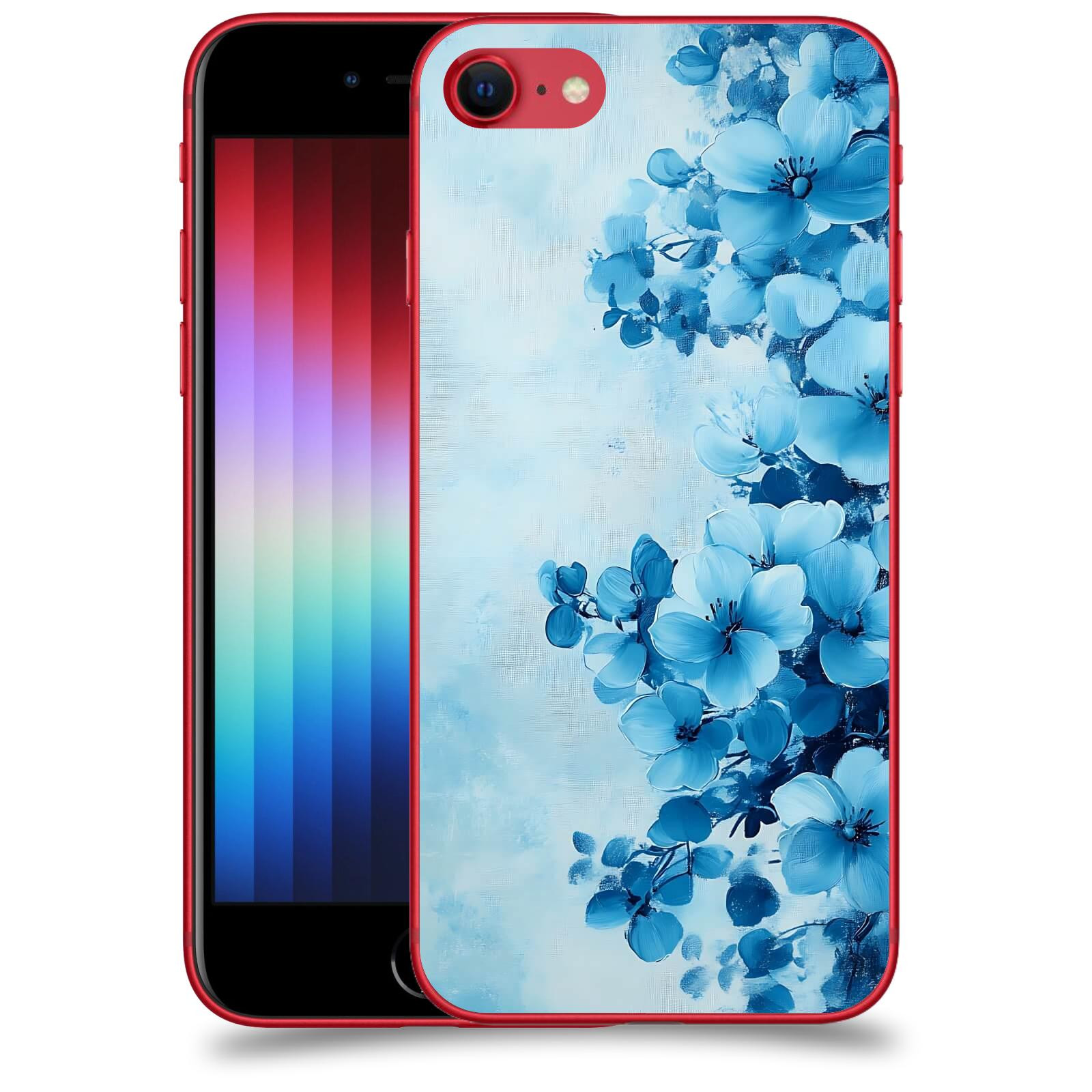 ACOVER Kryt na mobil Apple iPhone SE 2022 - Květinová malba