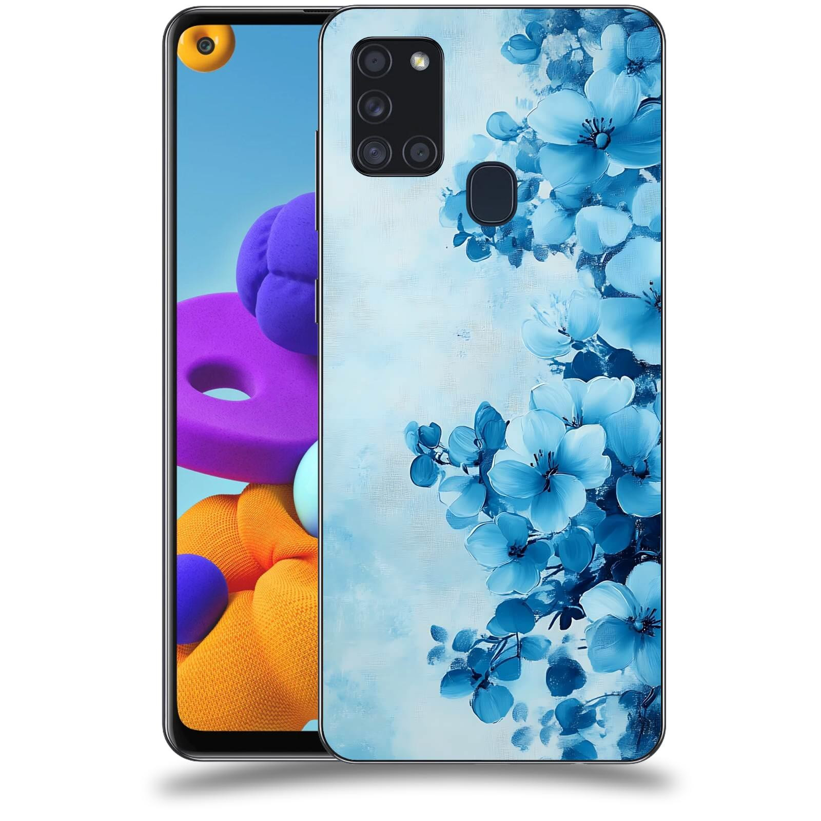 ACOVER Kryt na mobil Samsung Galaxy A21s - Květinová malba