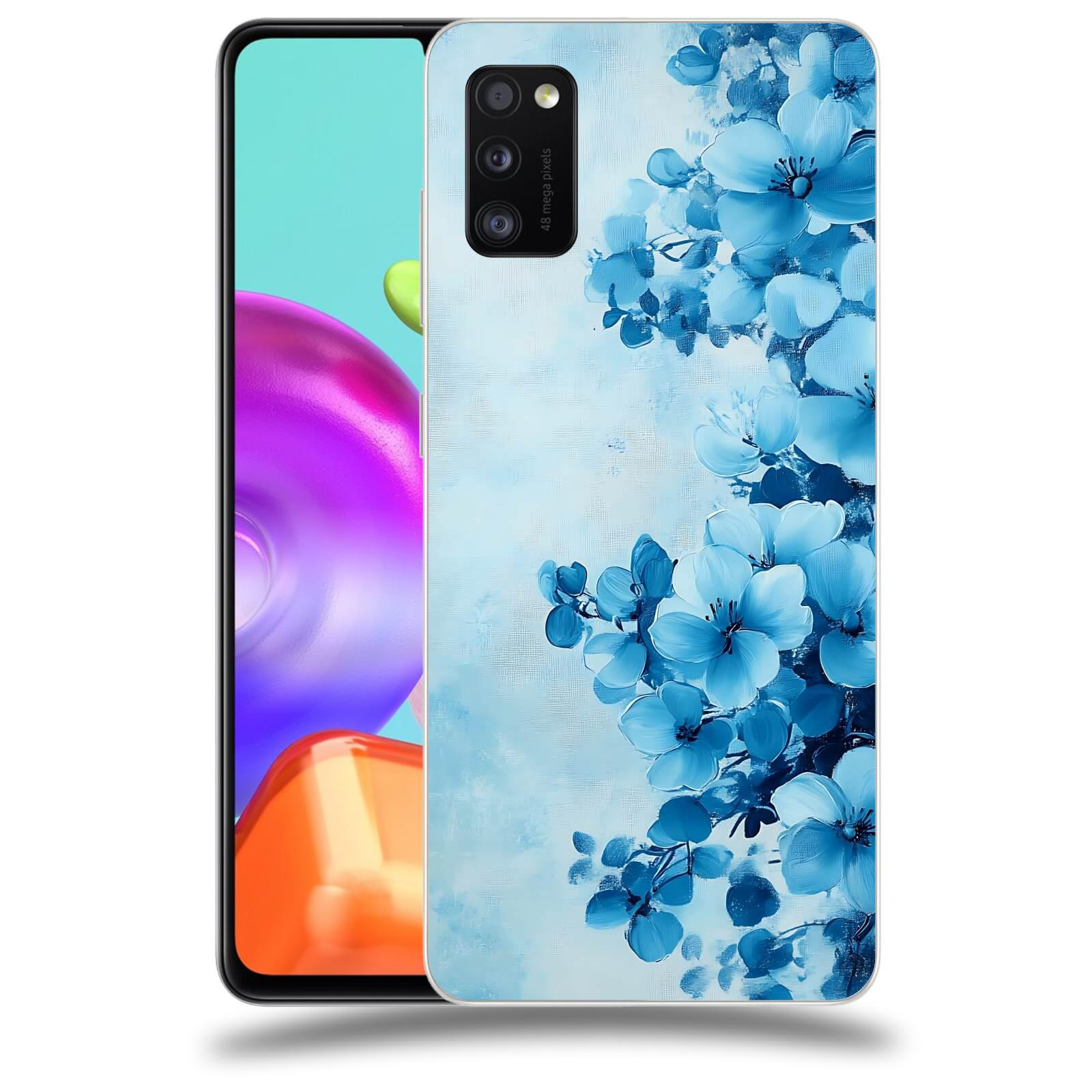 ACOVER Kryt na mobil Samsung Galaxy A41 A415F - Květinová malba