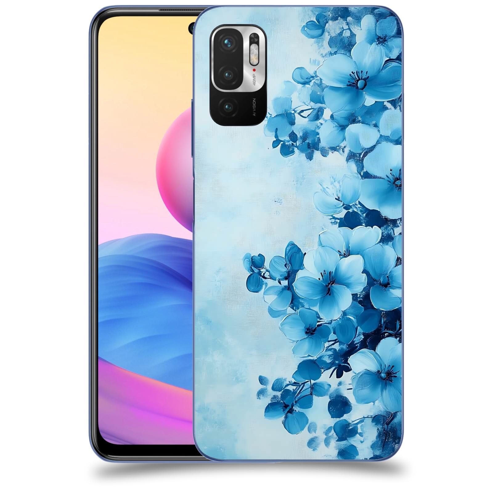 ACOVER Kryt na mobil Xiaomi Redmi Note 10 5G - Květinová malba