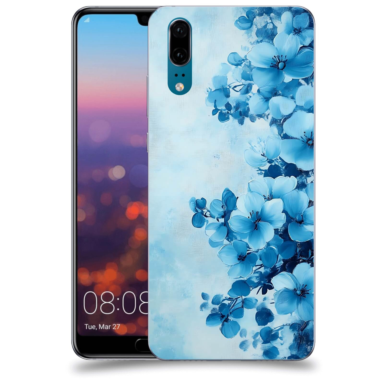 ACOVER Kryt na mobil Huawei P20 - Květinová malba