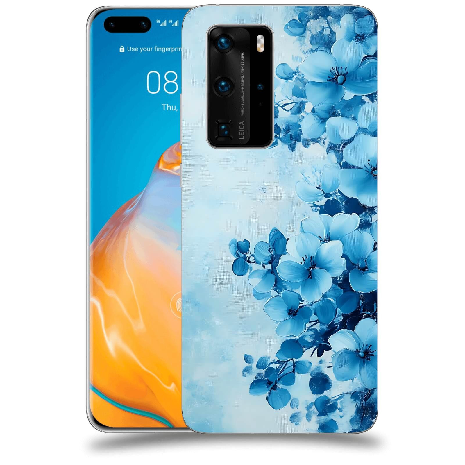 ACOVER Kryt na mobil Huawei P40 - Květinová malba