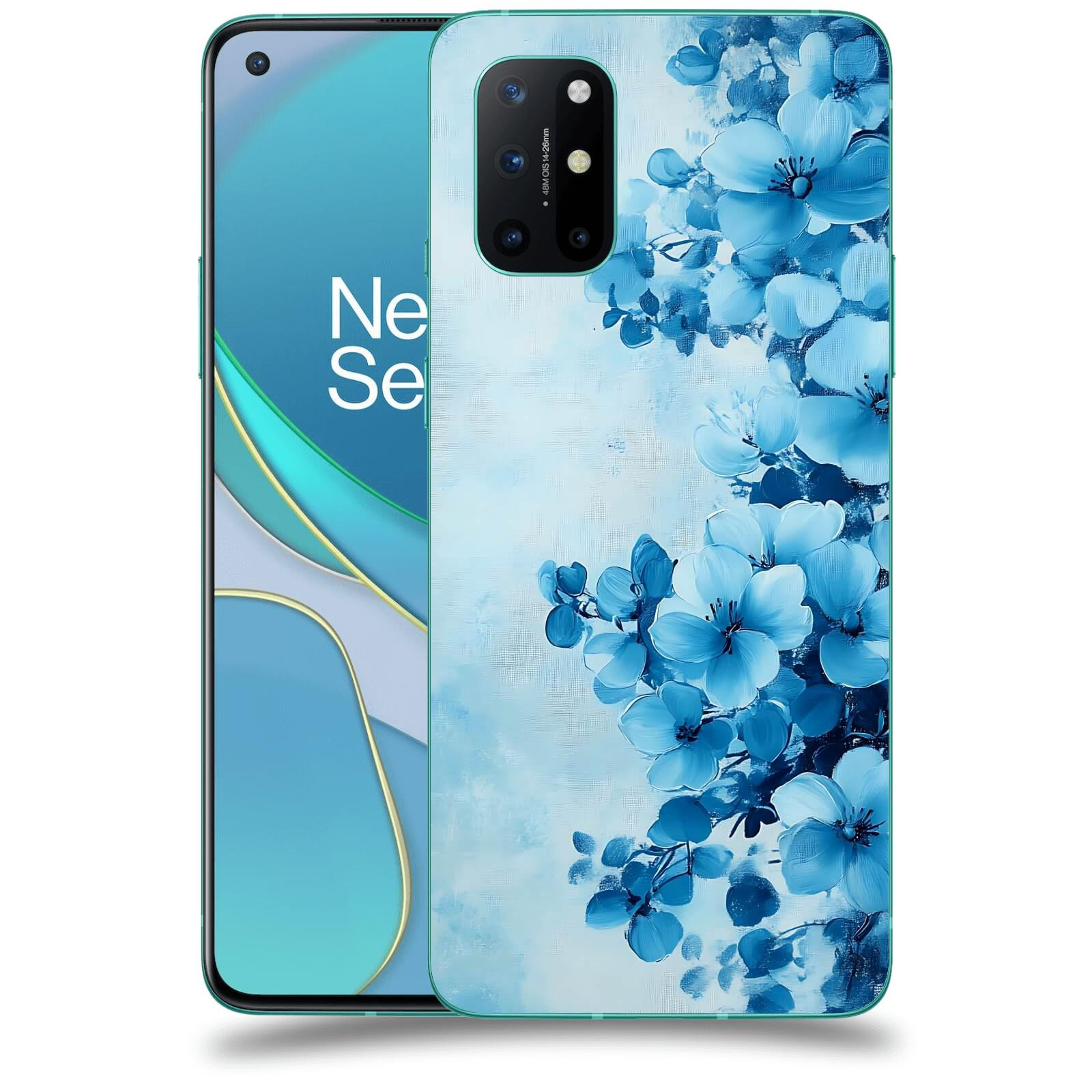ACOVER Kryt na mobil OnePlus 8T - Květinová malba