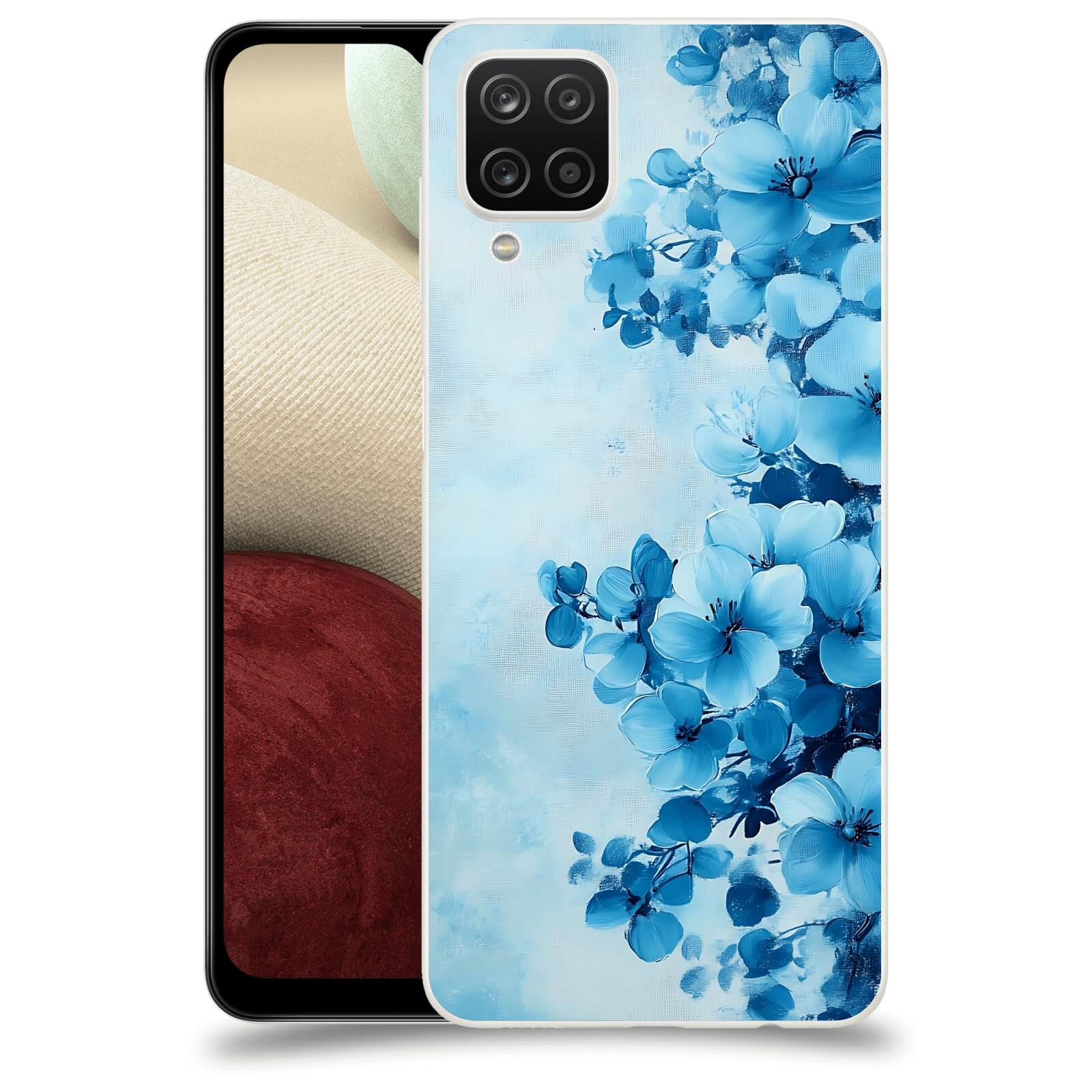 ACOVER Kryt na mobil Samsung Galaxy A12 A125F - Květinová malba