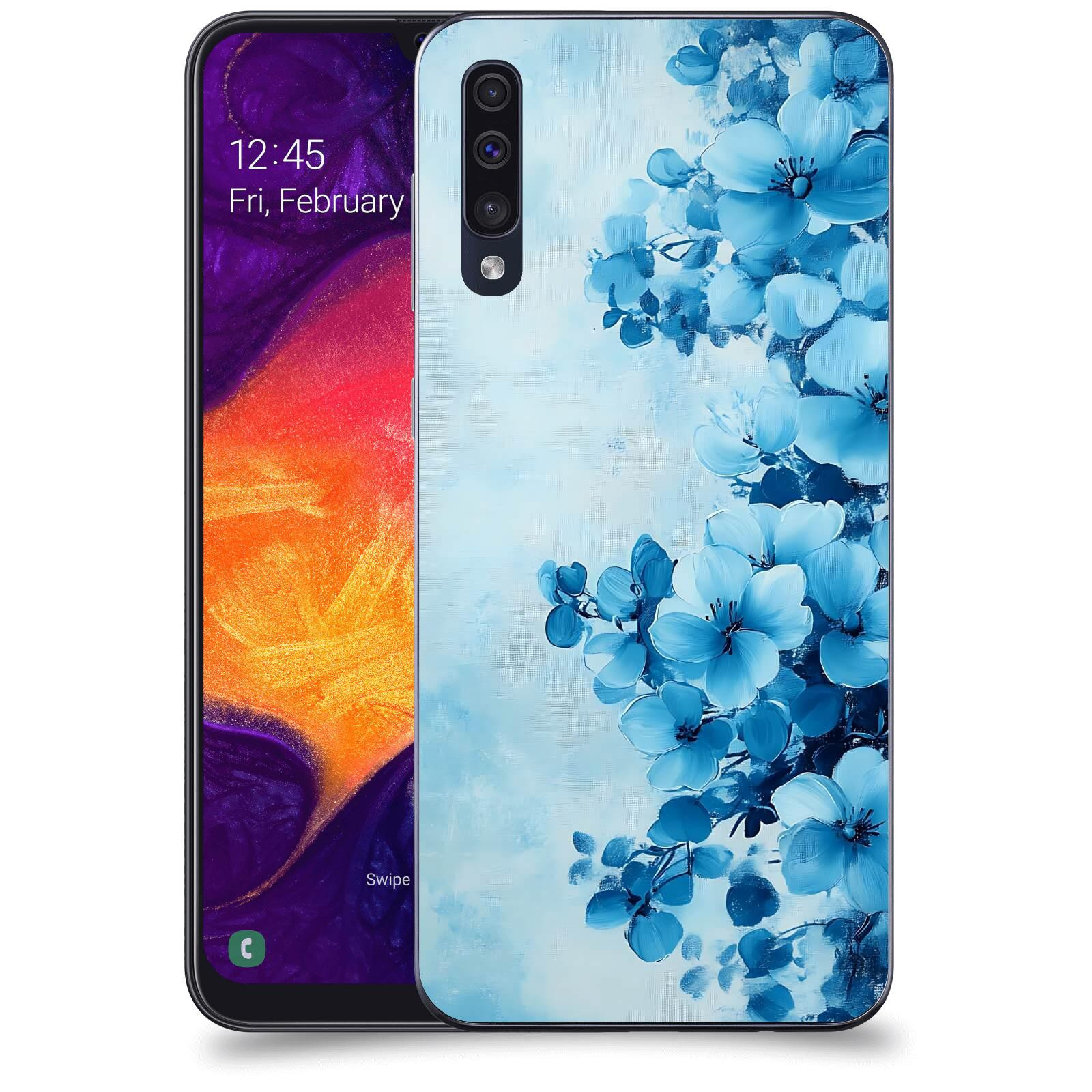 ACOVER Kryt na mobil Samsung Galaxy A50 A505F - Květinová malba