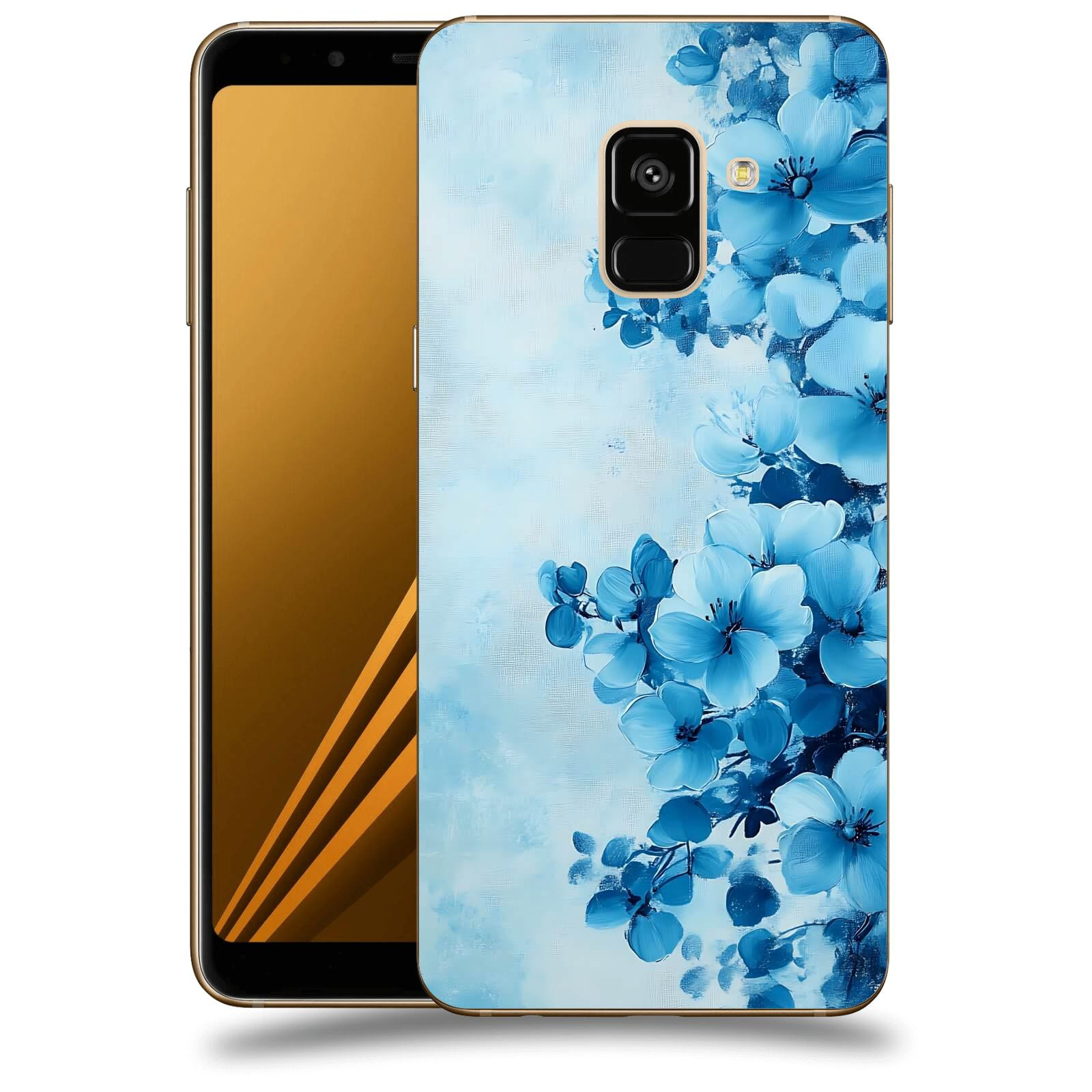 ACOVER Kryt na mobil Samsung Galaxy A8 2018 A530F - Květinová malba