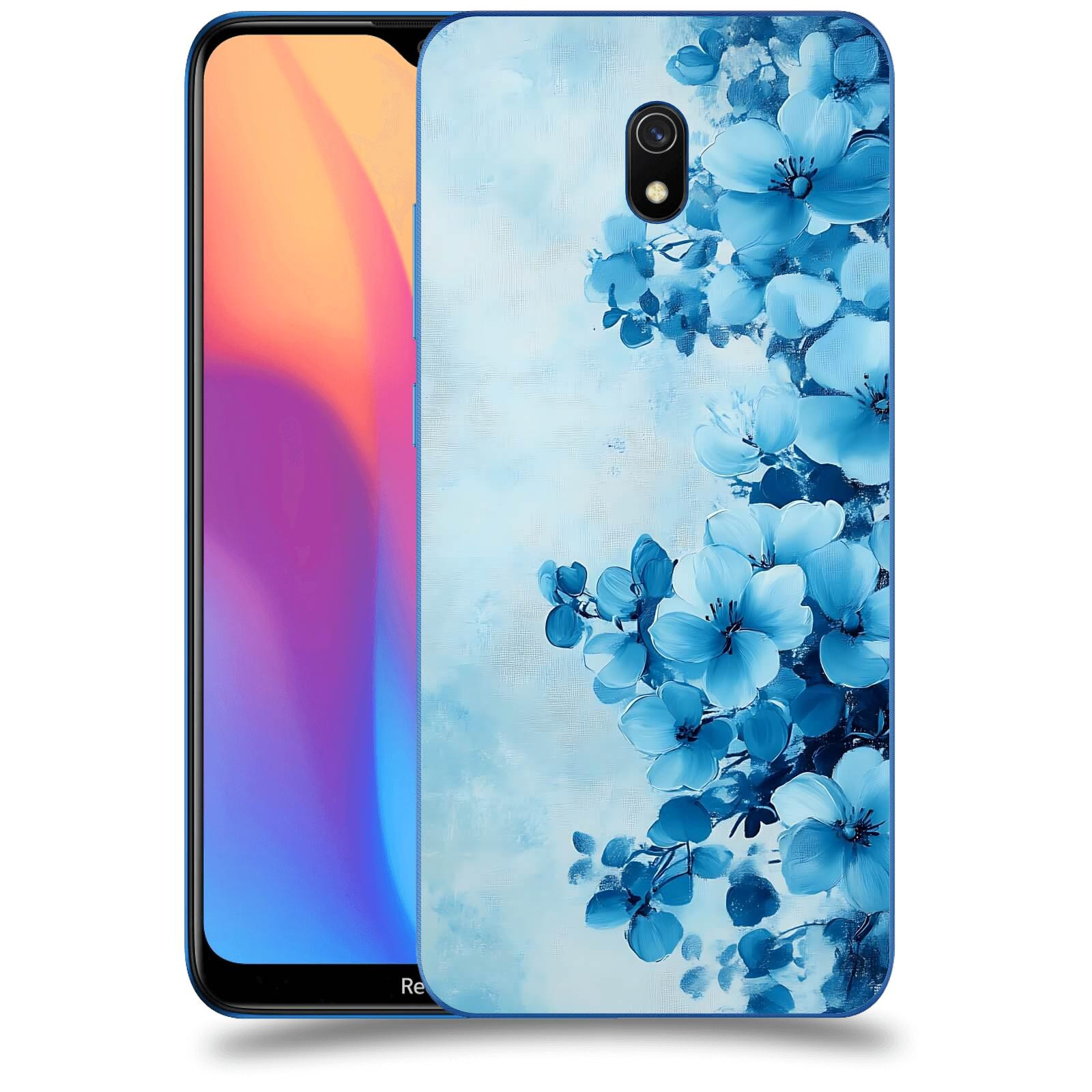 ACOVER Kryt na mobil Xiaomi Redmi 8A - Květinová malba