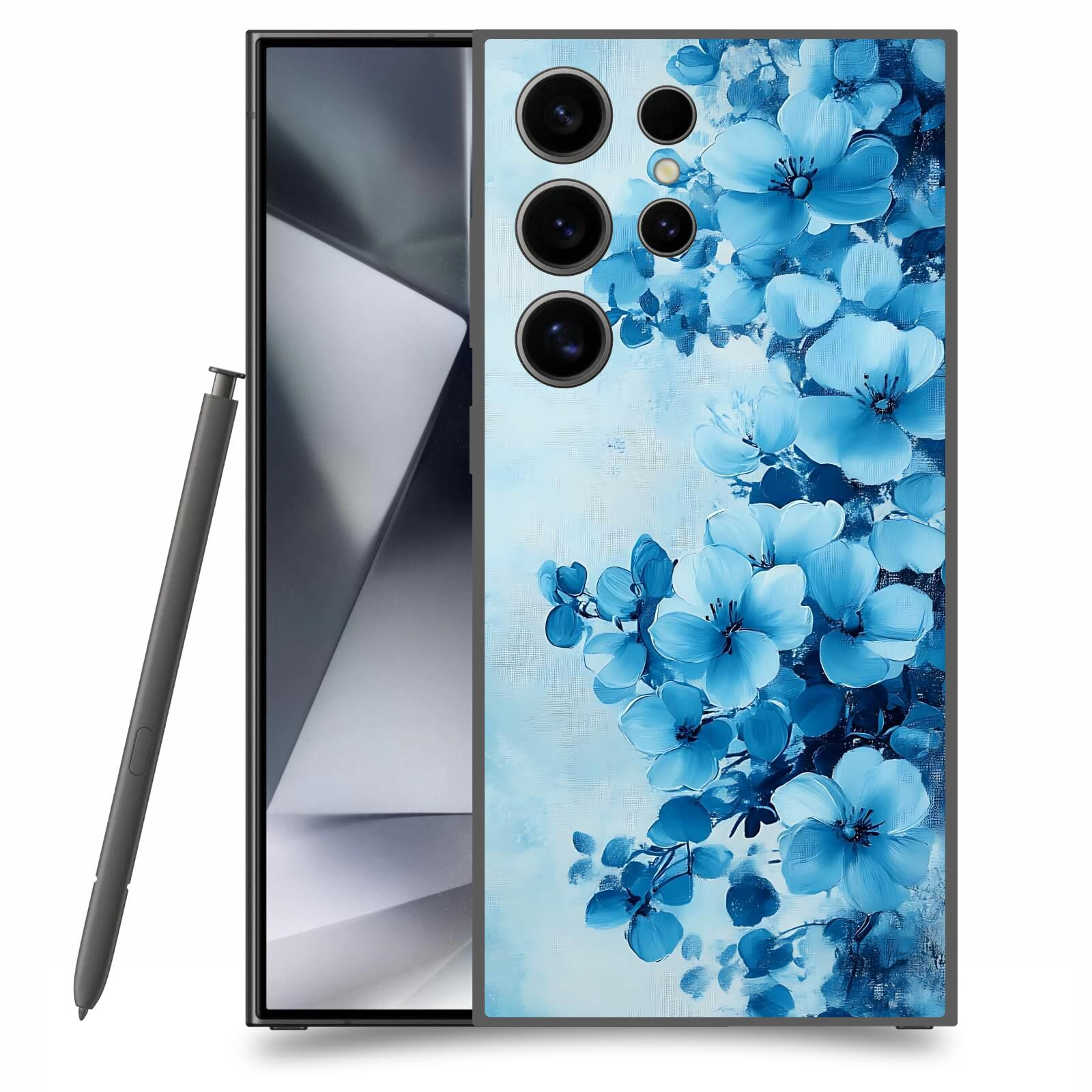 ACOVER Kryt na mobil Samsung Galaxy S24 Ultra - Květinová malba