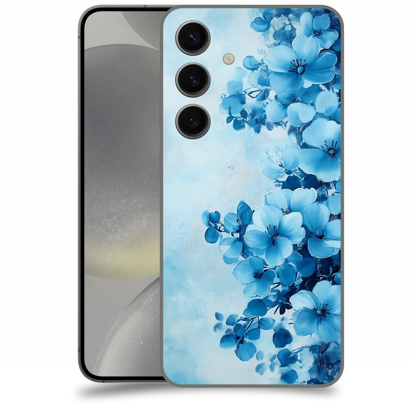 ACOVER Kryt na mobil Samsung Galaxy S24 - Květinová malba