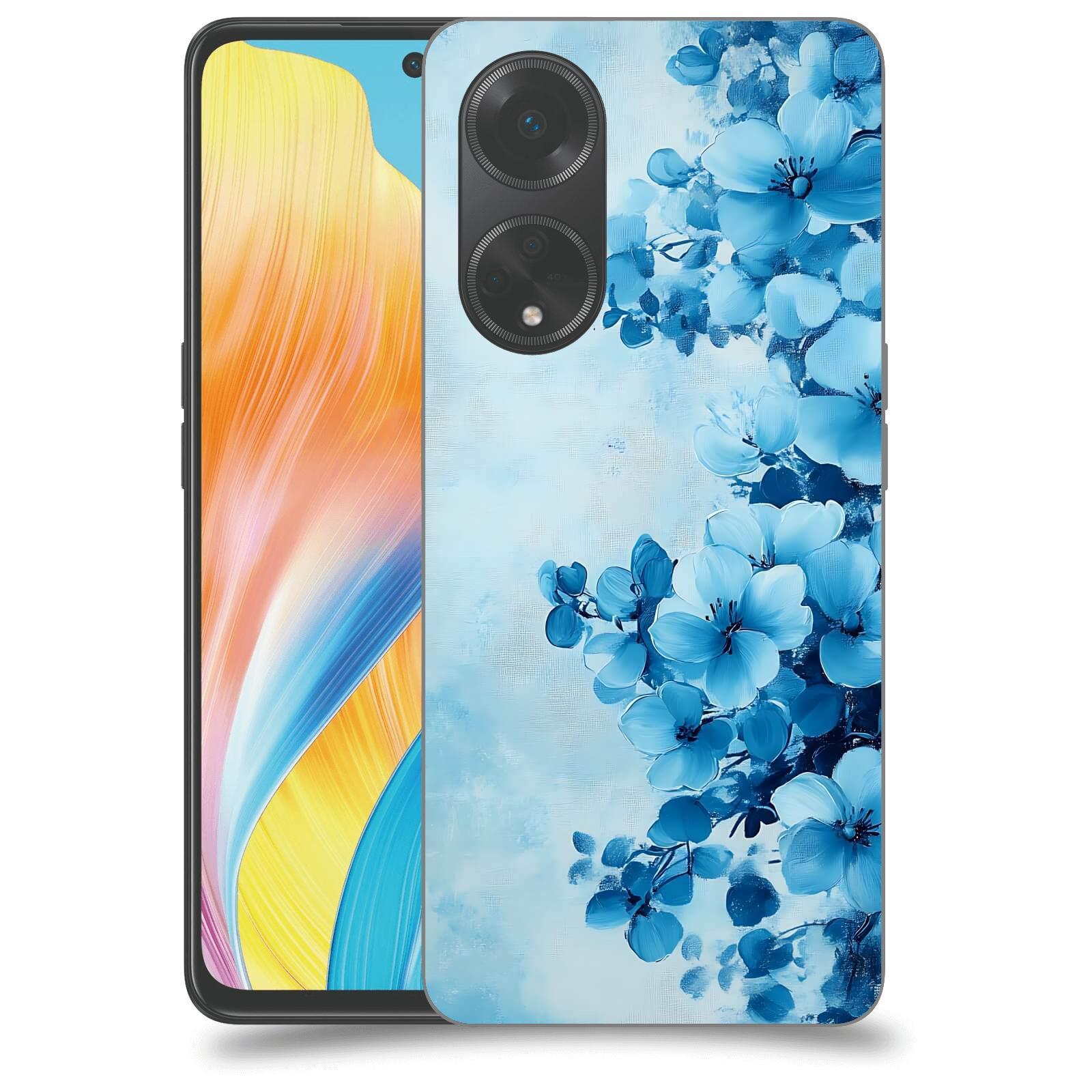 ACOVER Kryt na mobil OPPO A98 5G - Květinová malba