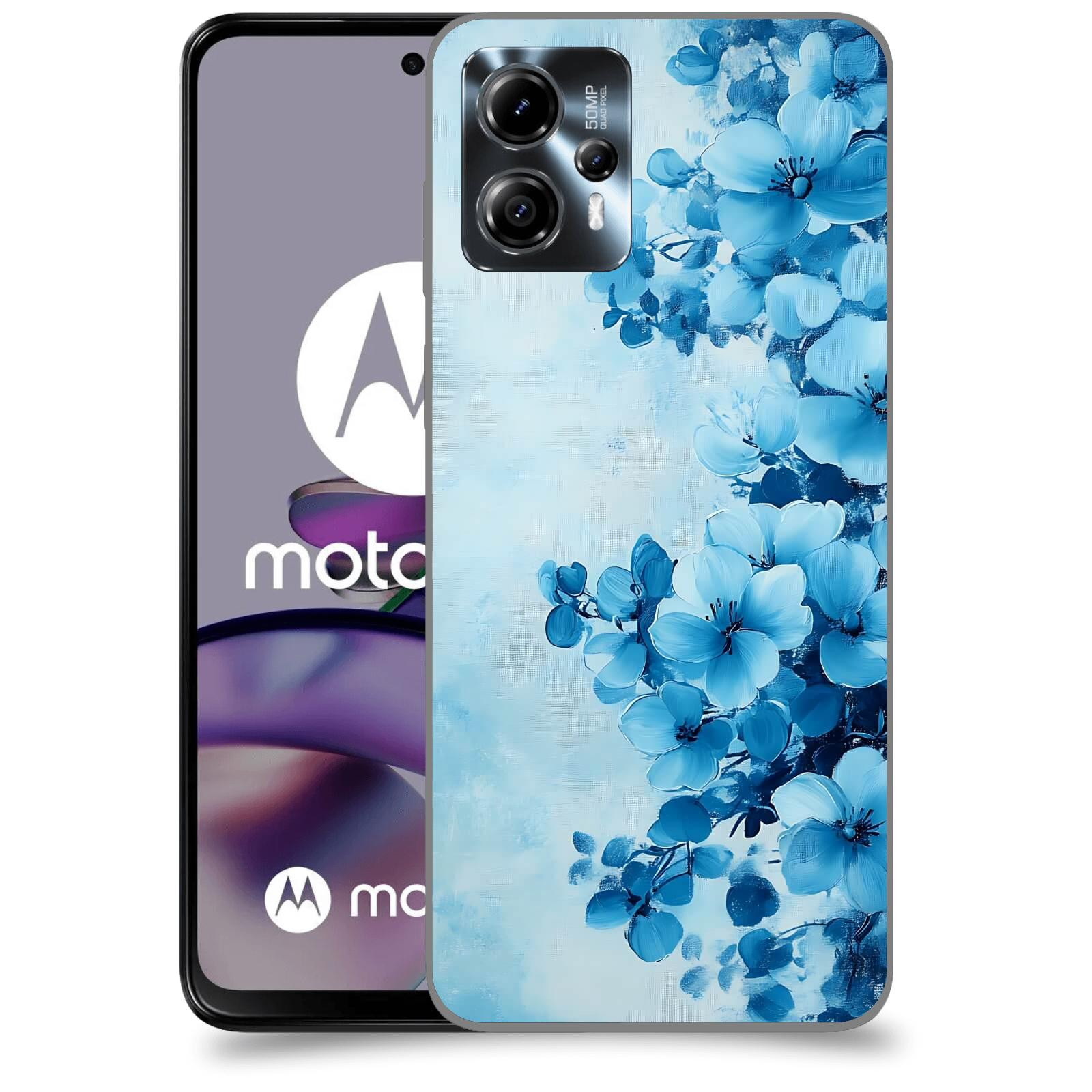 ACOVER Kryt na mobil Motorola Moto G13 - Květinová malba