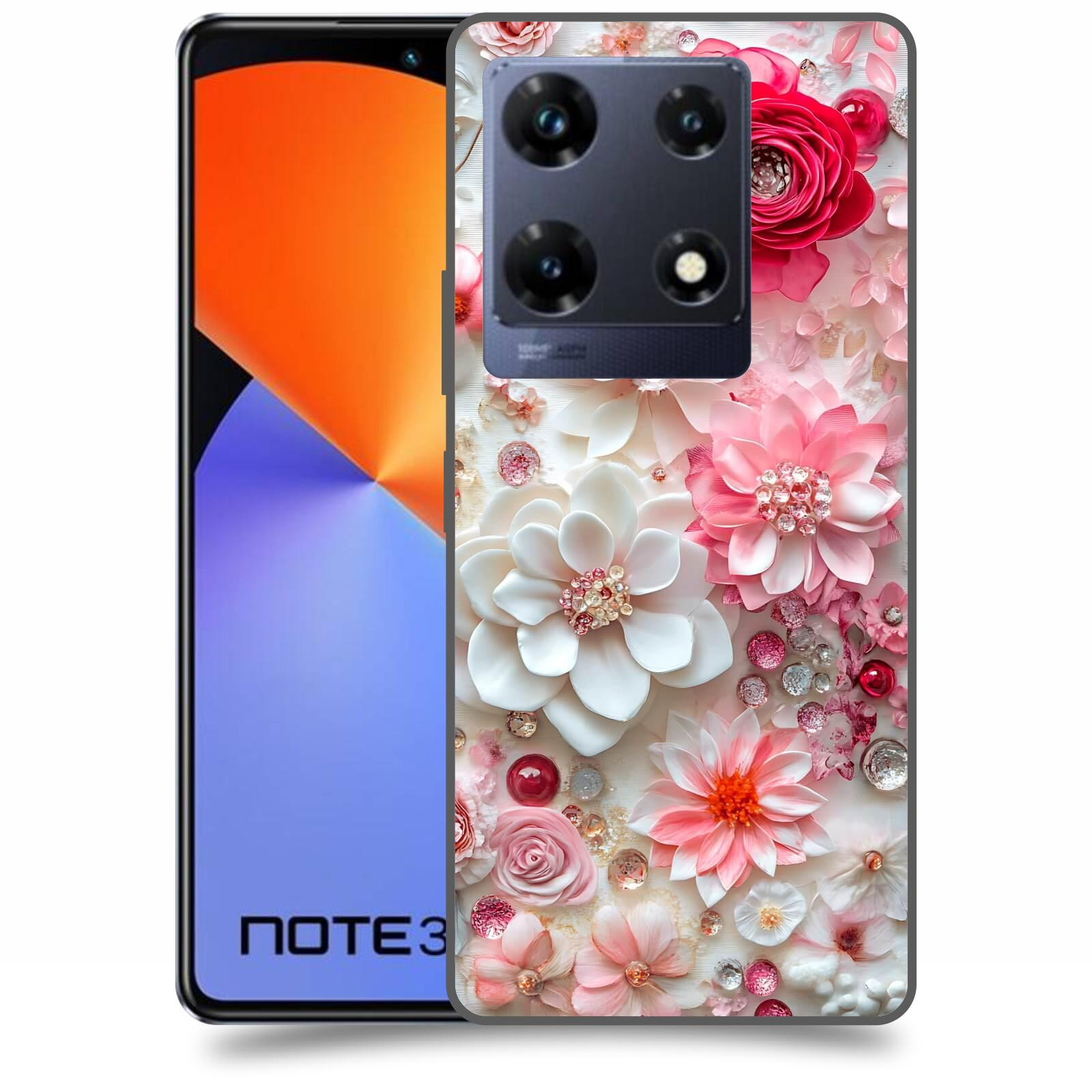 ACOVER Kryt na mobil Infinix Note 30 PRO - Květinový luxus